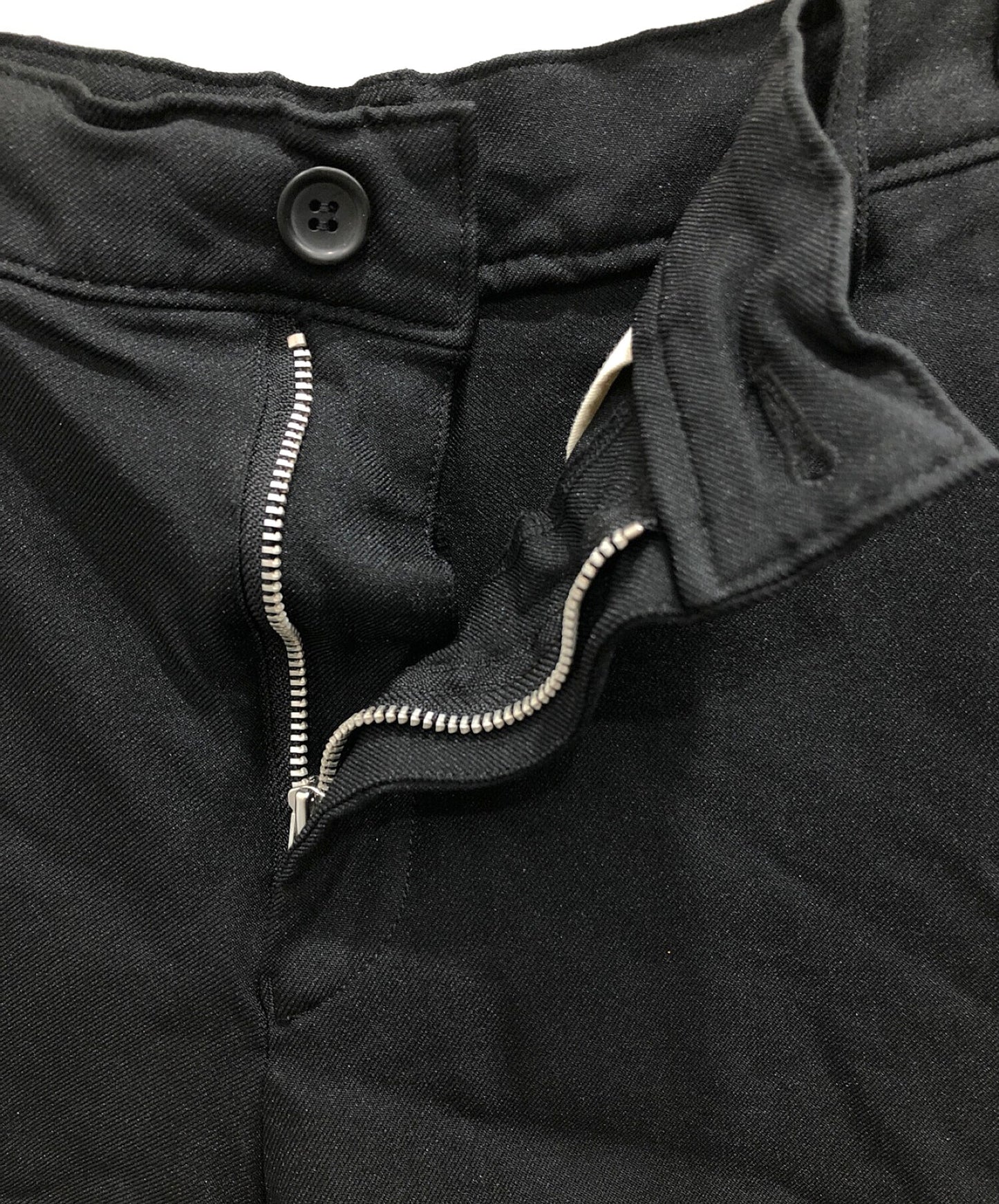 黑色COMME DES GARCONS聚酯半裤1P-P016