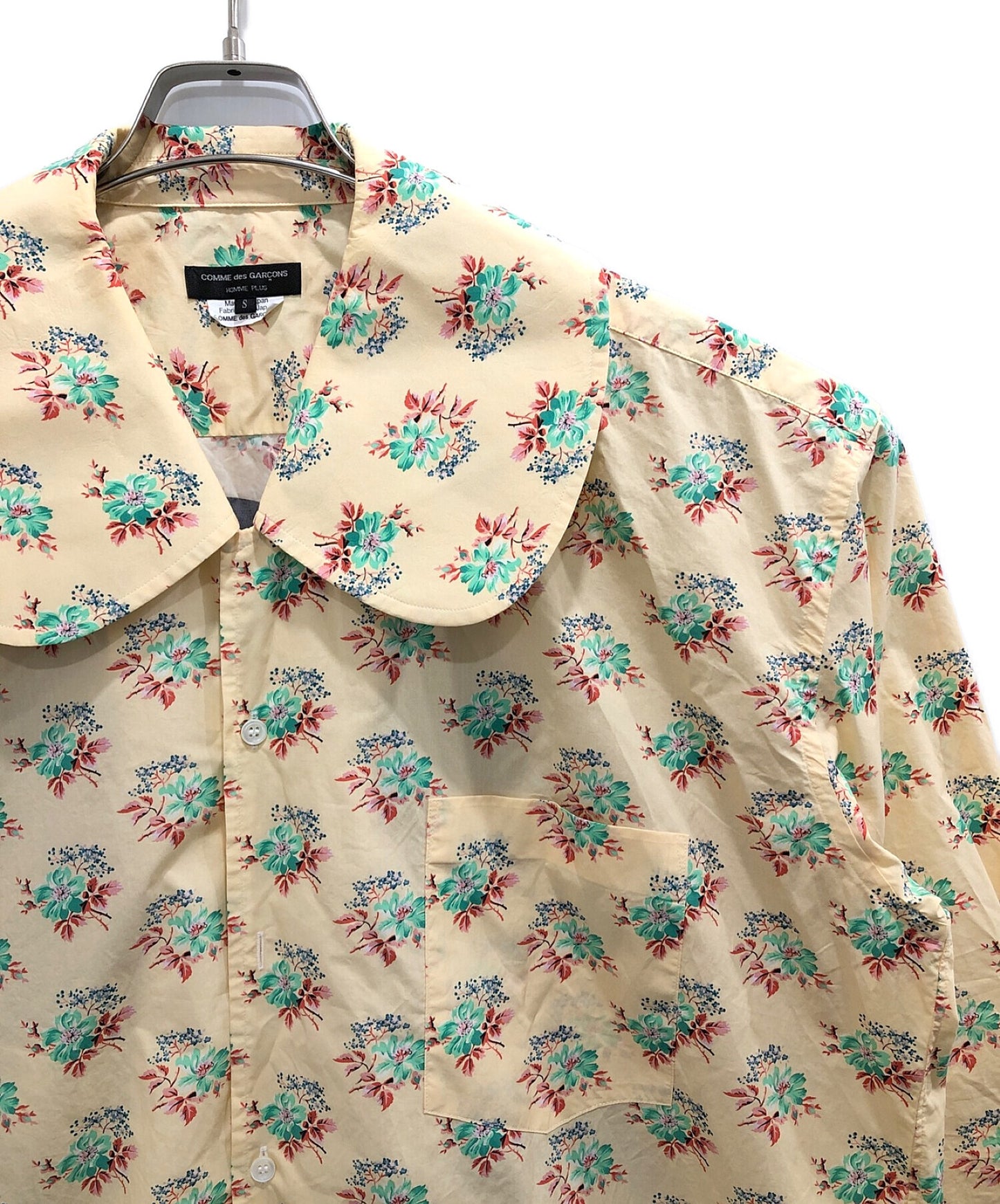 Comme des Garcons Homme Plus Floral Longline Shirt