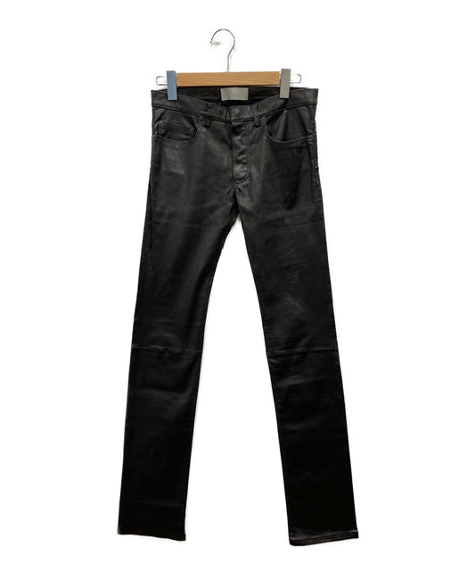 Dior Homme Lamb皮革Slim Pants 7E3510010001