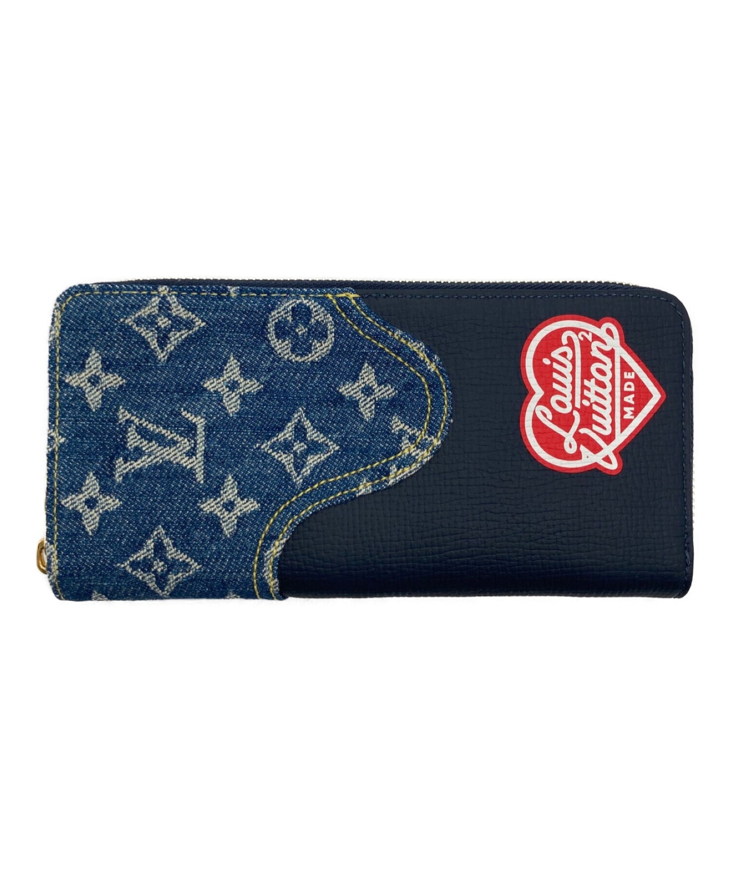 Louis Vuitton × Nigo Zippy 지갑 수직 M81107