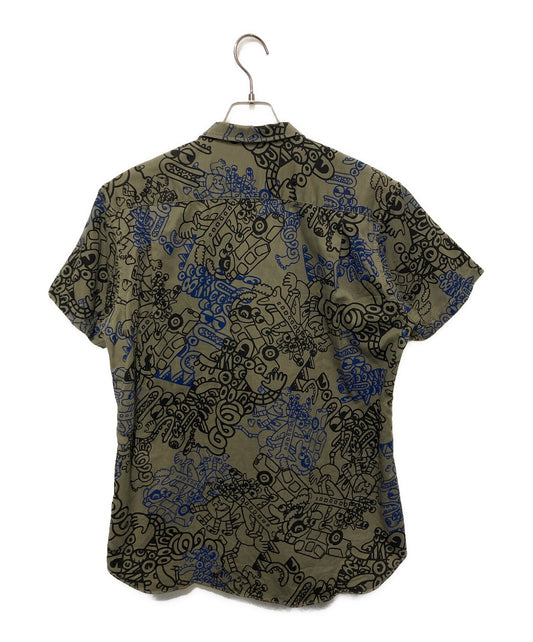 COMME des GARCONS SHIRT S/S shirt with all-over pattern S25070