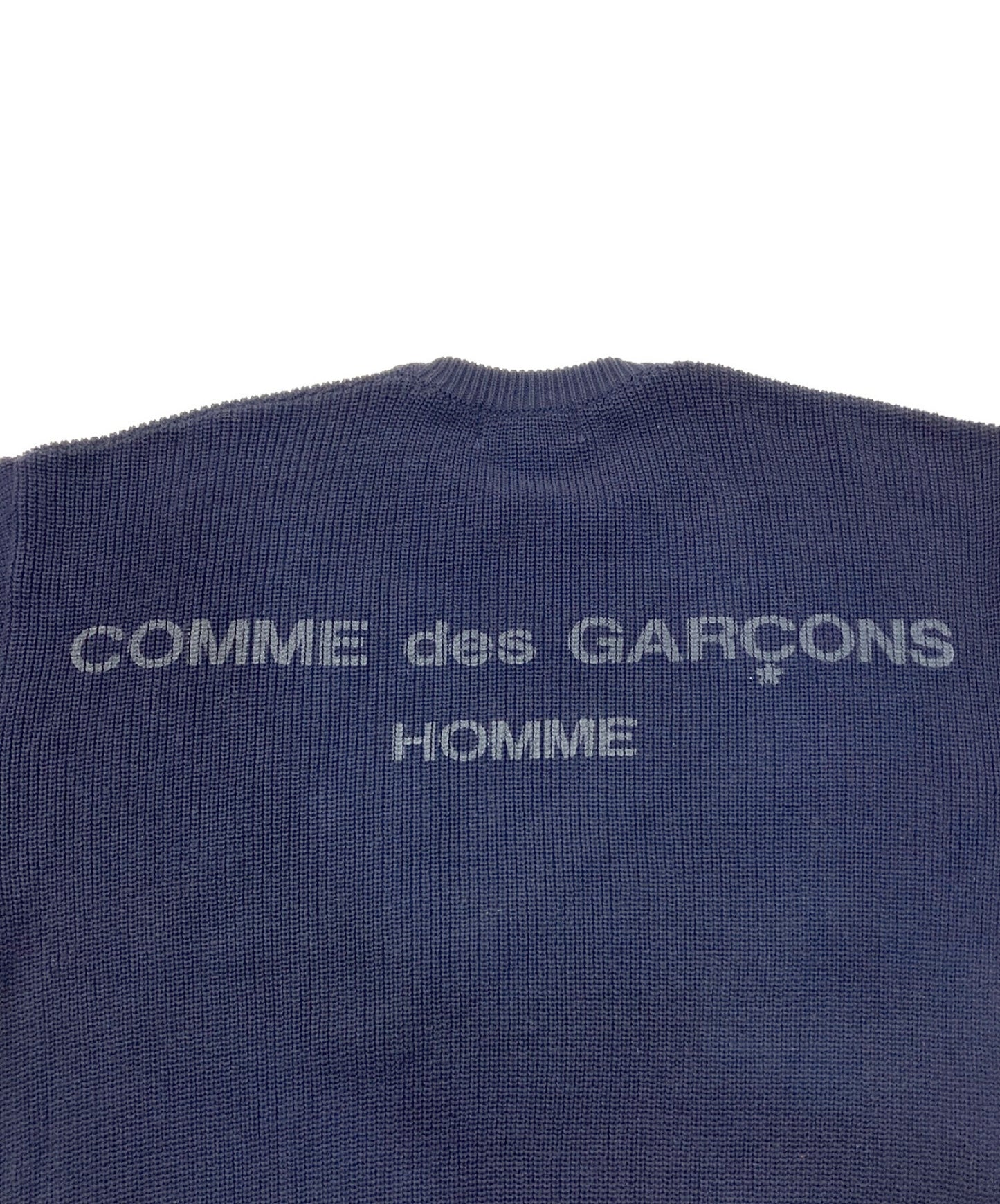 Comme des Garcons Homme [Old] Back徽标针织HN-1110250