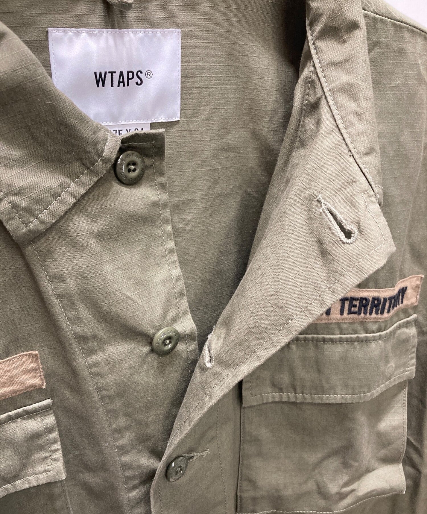 WTAPS Ripstop Jungle Fatigue Jacket 211WVDT-SHM03