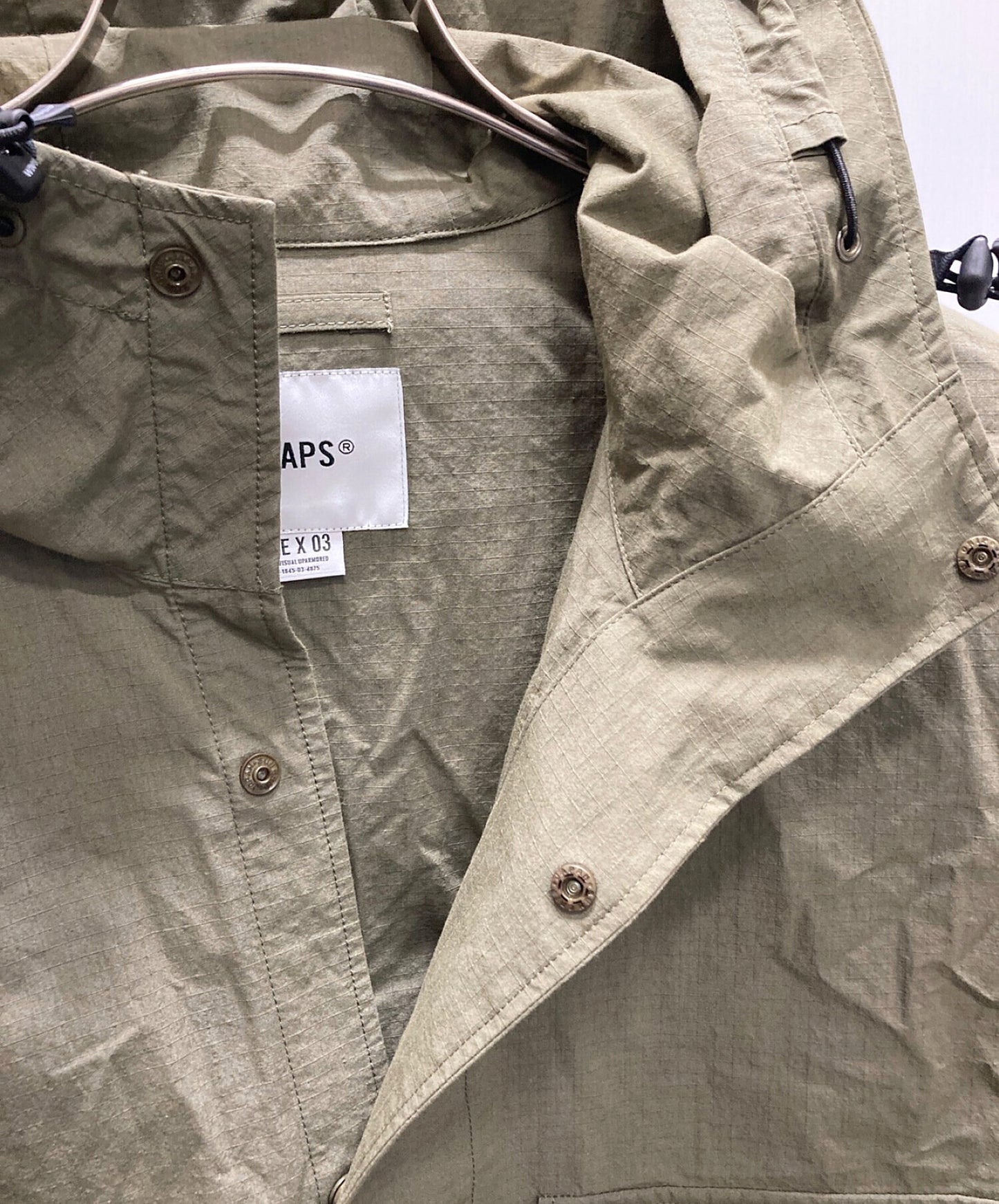 [Pre-owned] WTAPS Ripstop Jacket 212GWDT-SHM02