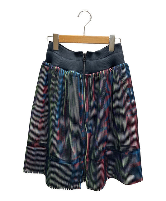 [Pre-owned] me ISSEY MIYAKE Multi-colored mesh skirt M192FG302