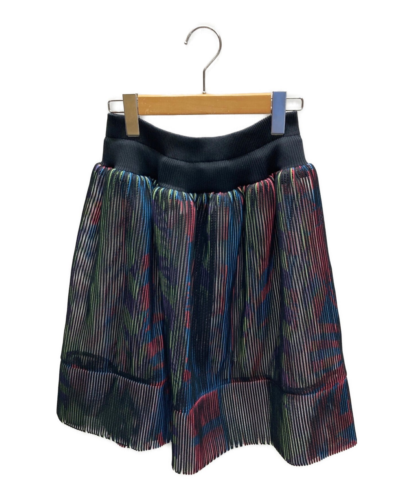 [Pre-owned] me ISSEY MIYAKE Multi-colored mesh skirt M192FG302