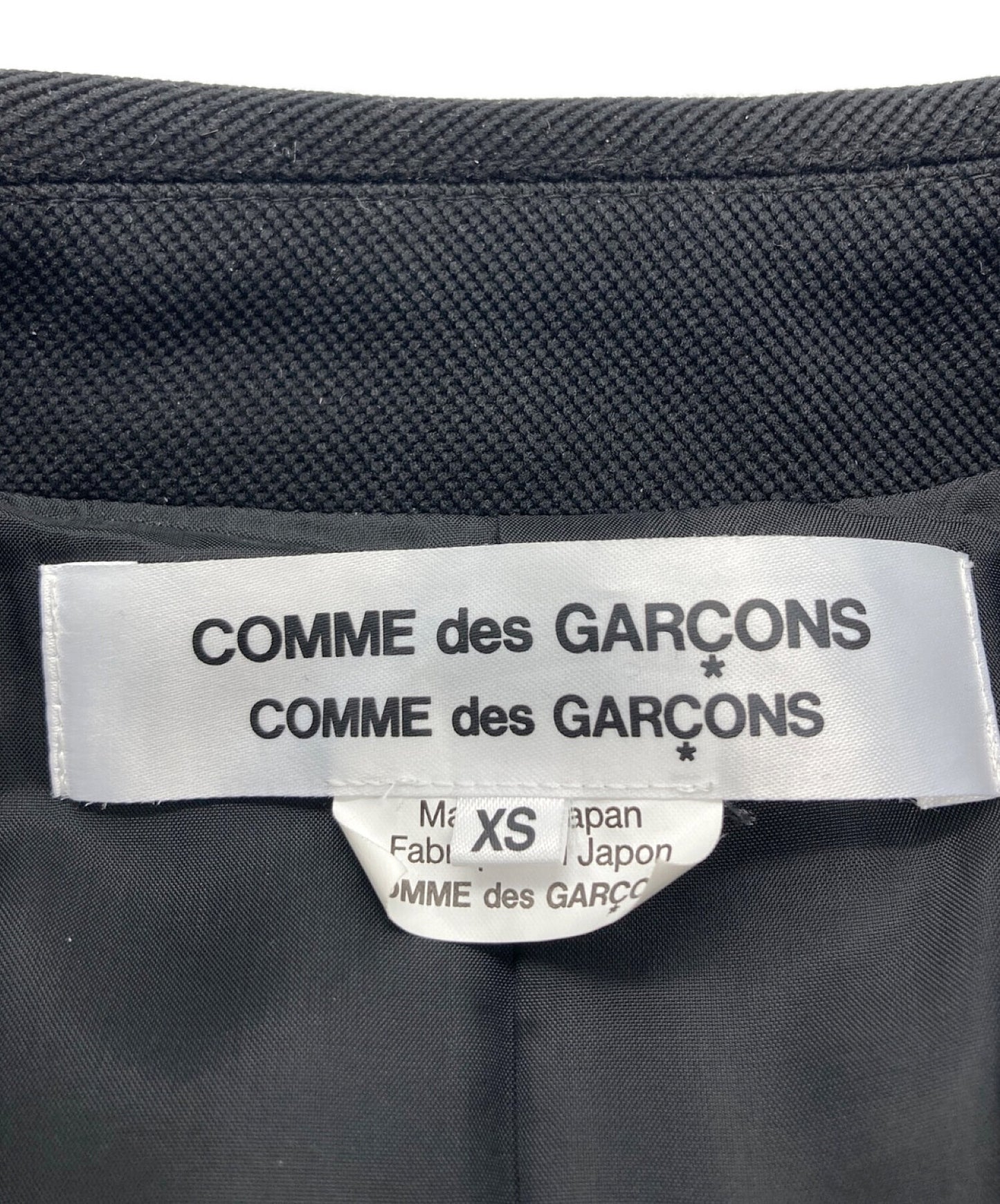 [Pre-owned] COMME des GARCONS COMME des GARCONS Side Slit Belted Coat RH-C002