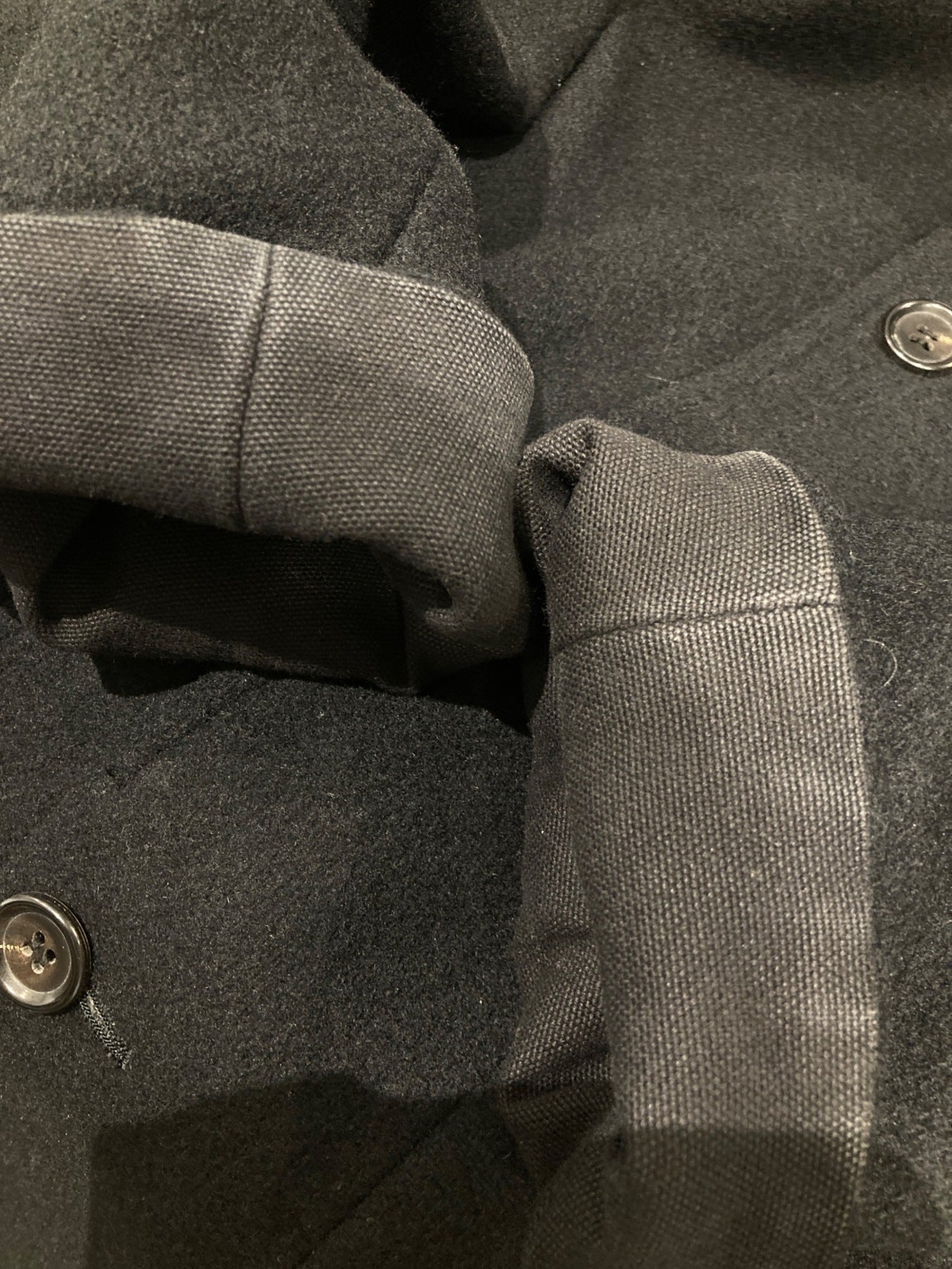 [Pre-owned] COMME des GARCONS HOMME OLD] Wool Melton Single P Coat HJ-080780