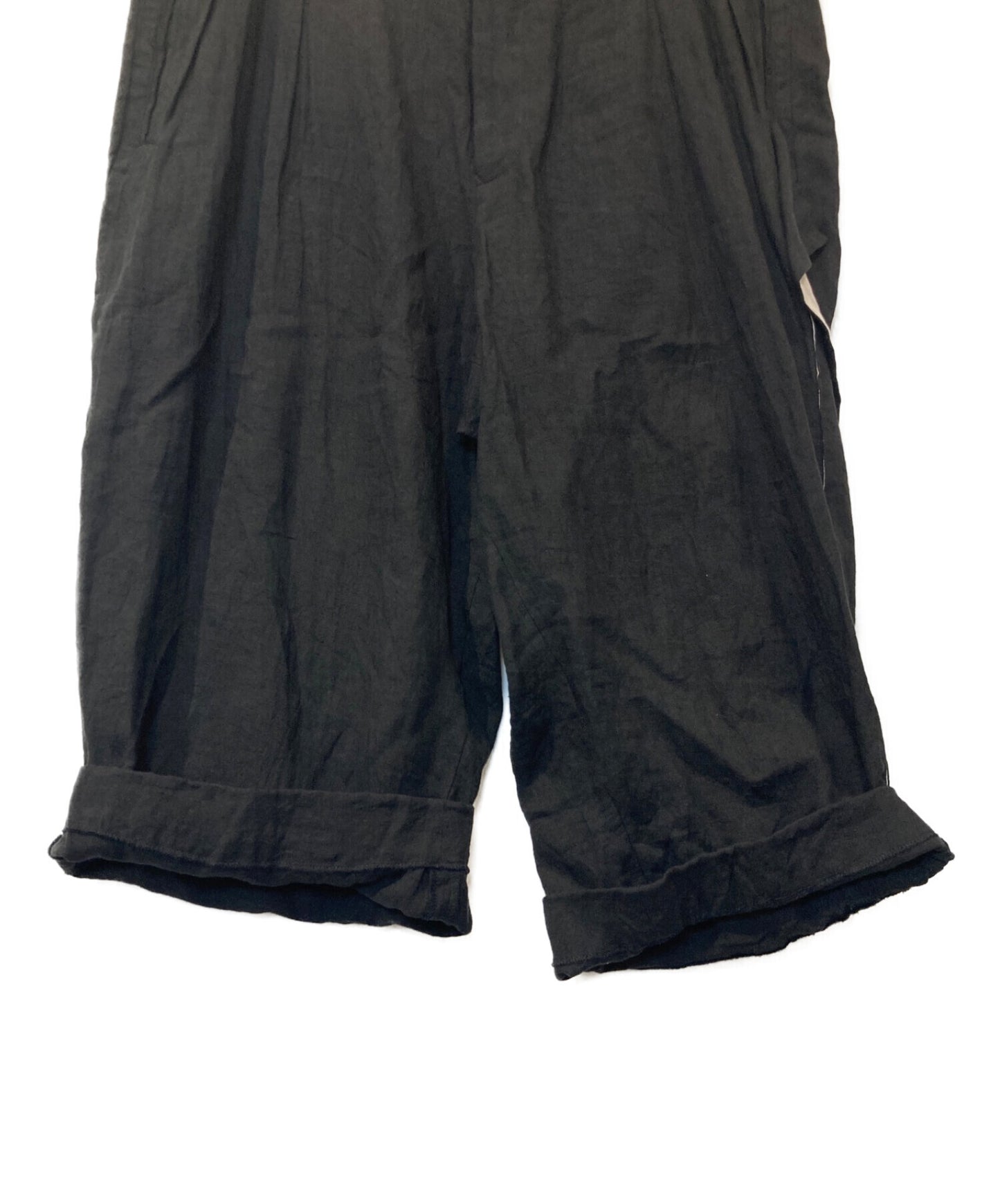 Yohji Yamamoto Belgium Linen Cuffs Cuffs Pants/คู่ผ้าลินินหน้าเชฟ HG-P29-304