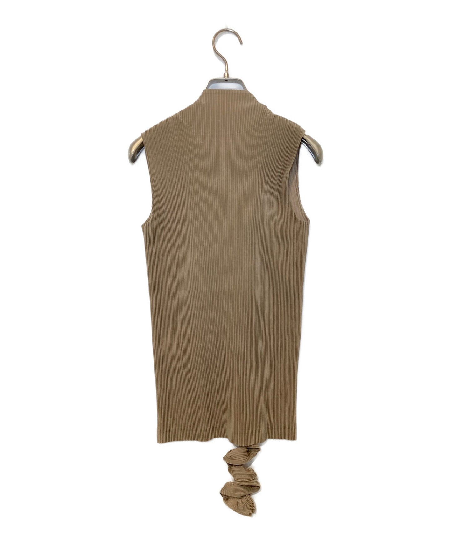 [Pre-owned] ISSEY MIYAKE Pleated sleeveless blouse IM22FJ805