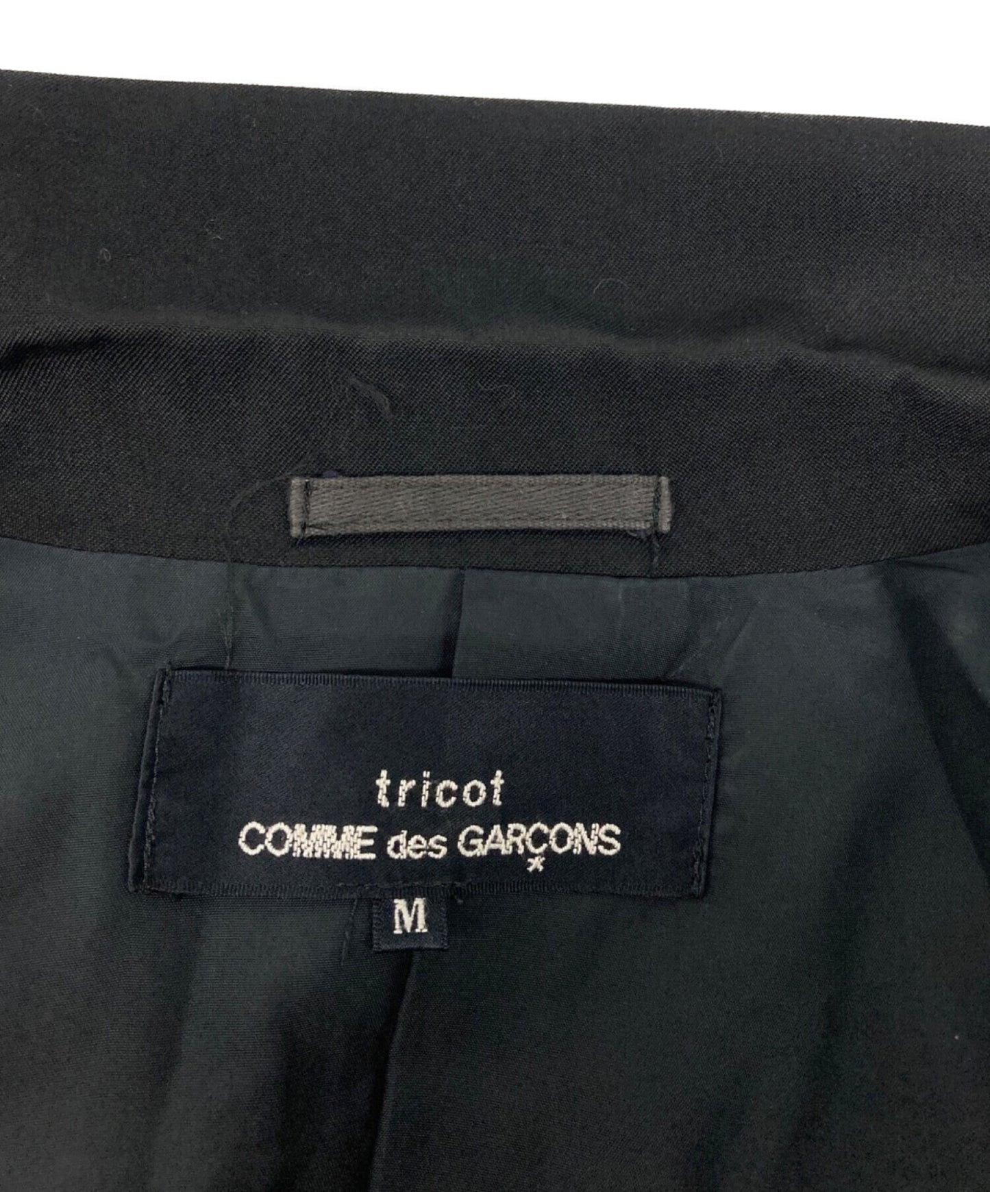 Tricot Comme des Garcons 3B羊毛Gaber夹克TJ-08001M