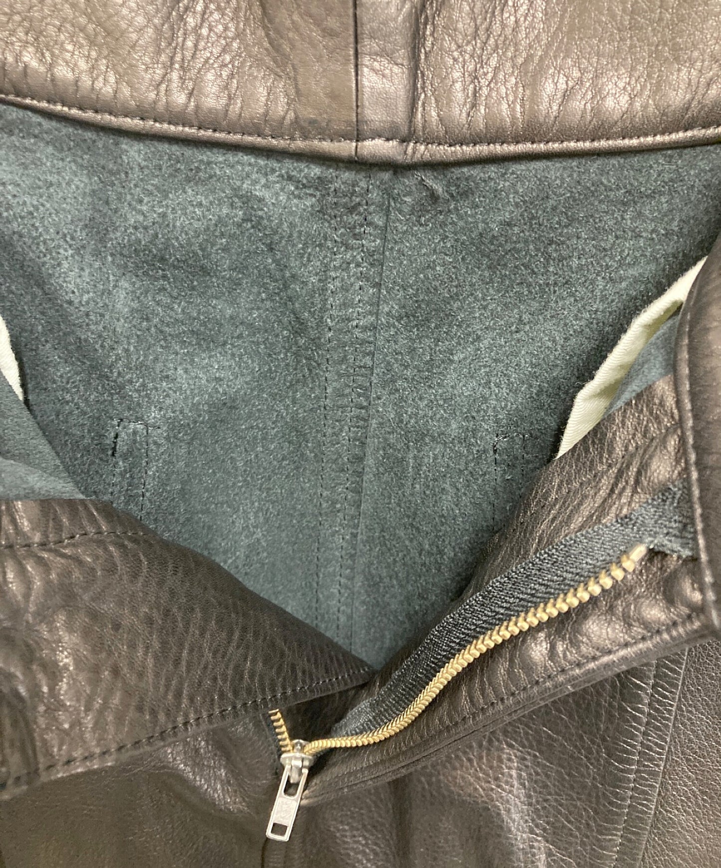 [Pre-owned] black market COMME des GARCONS Cowhide leather sarouel pants OS-P001