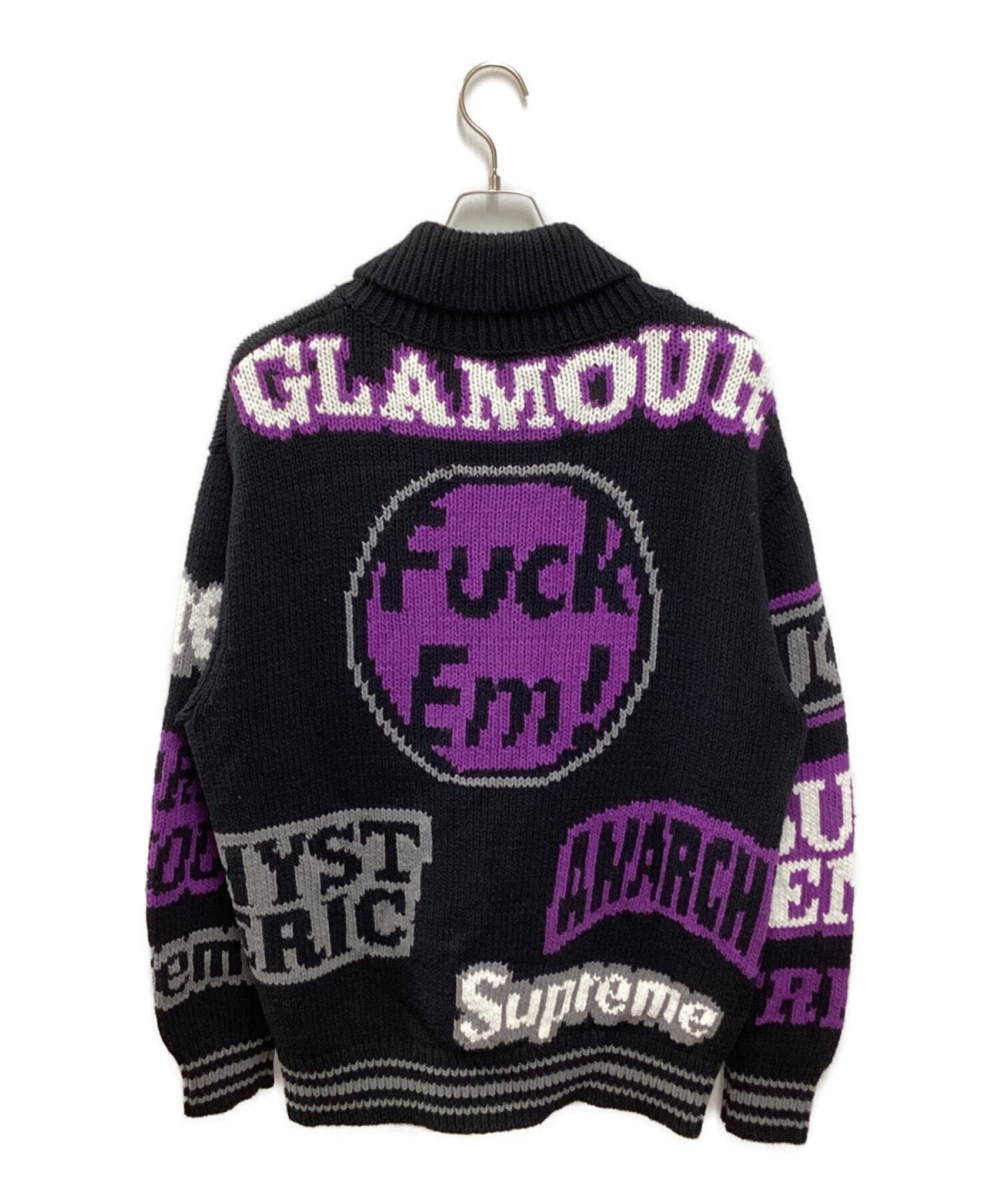 Supreme×HYSTERIC GLAMOUR Logos Zip Up Sweater | Archive Factory