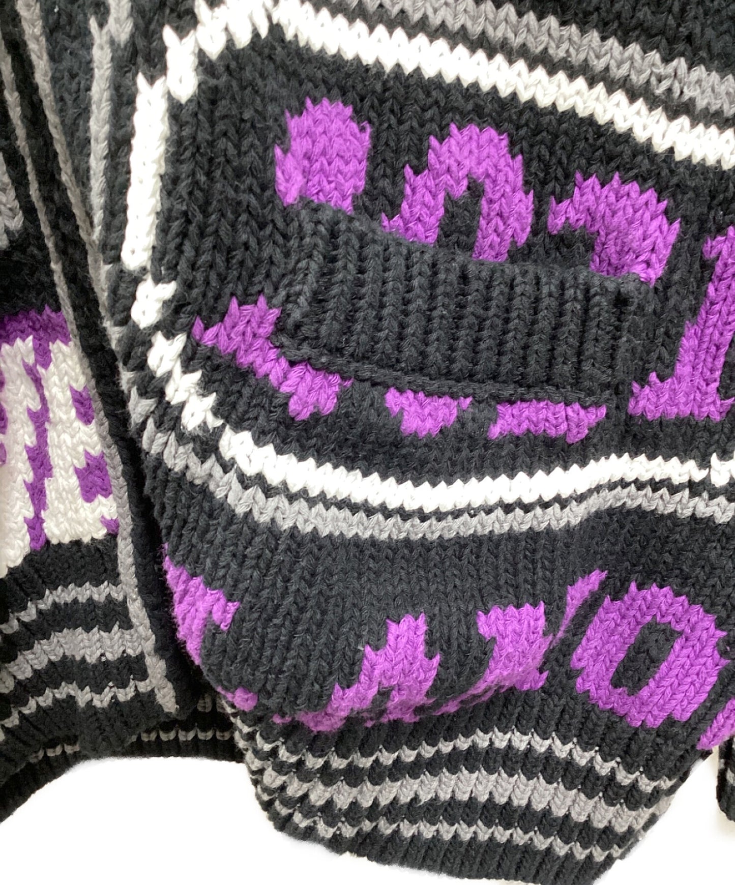 최고 × 히스테리 성 매력 로고 스웨터가 우수합니다