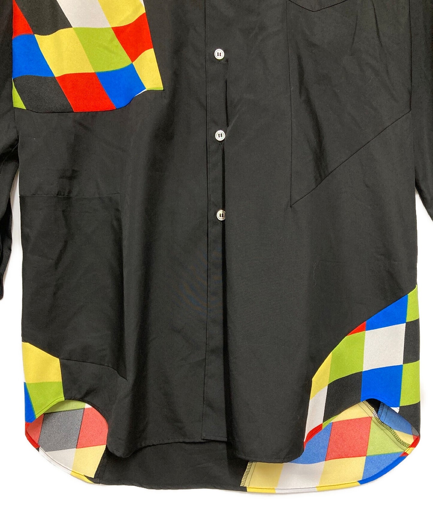 [Pre-owned] COMME des GARCONS HOMME PLUS Geometric Pattern Long Long Sleeved Shirt PK-B006