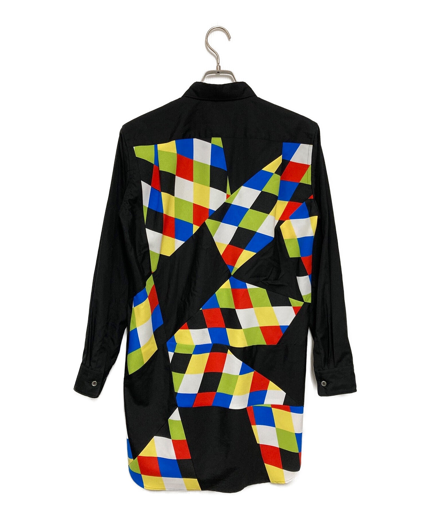 [Pre-owned] COMME des GARCONS HOMME PLUS Geometric Pattern Long Long  Sleeved Shirt PK-B006