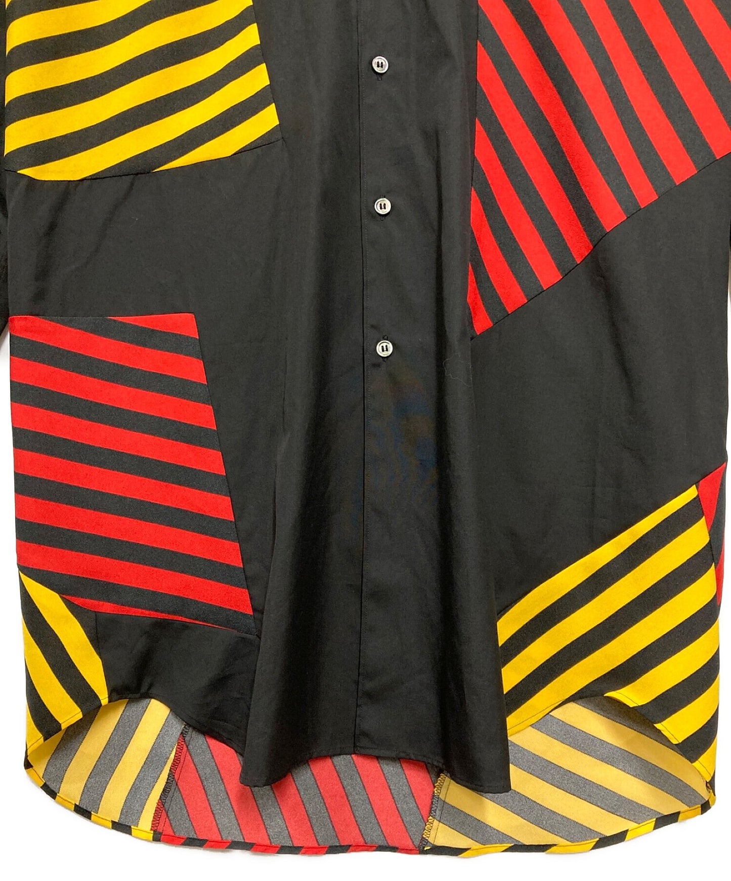 [Pre-owned] COMME des GARCONS HOMME PLUS Stripe Pattern Long Long Sleeve Shirt PK-B008