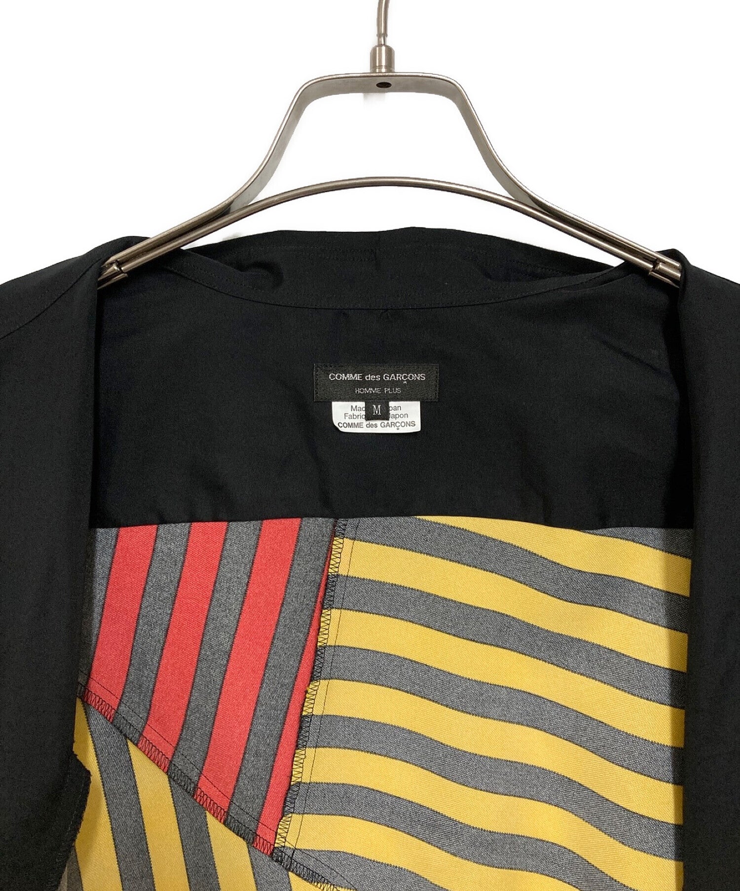 COMME des GARCONS HOMME PLUS ストライプ　黄色　黒色 COMME des GARCONS HOMME PLUS ストライプ黄色黒色