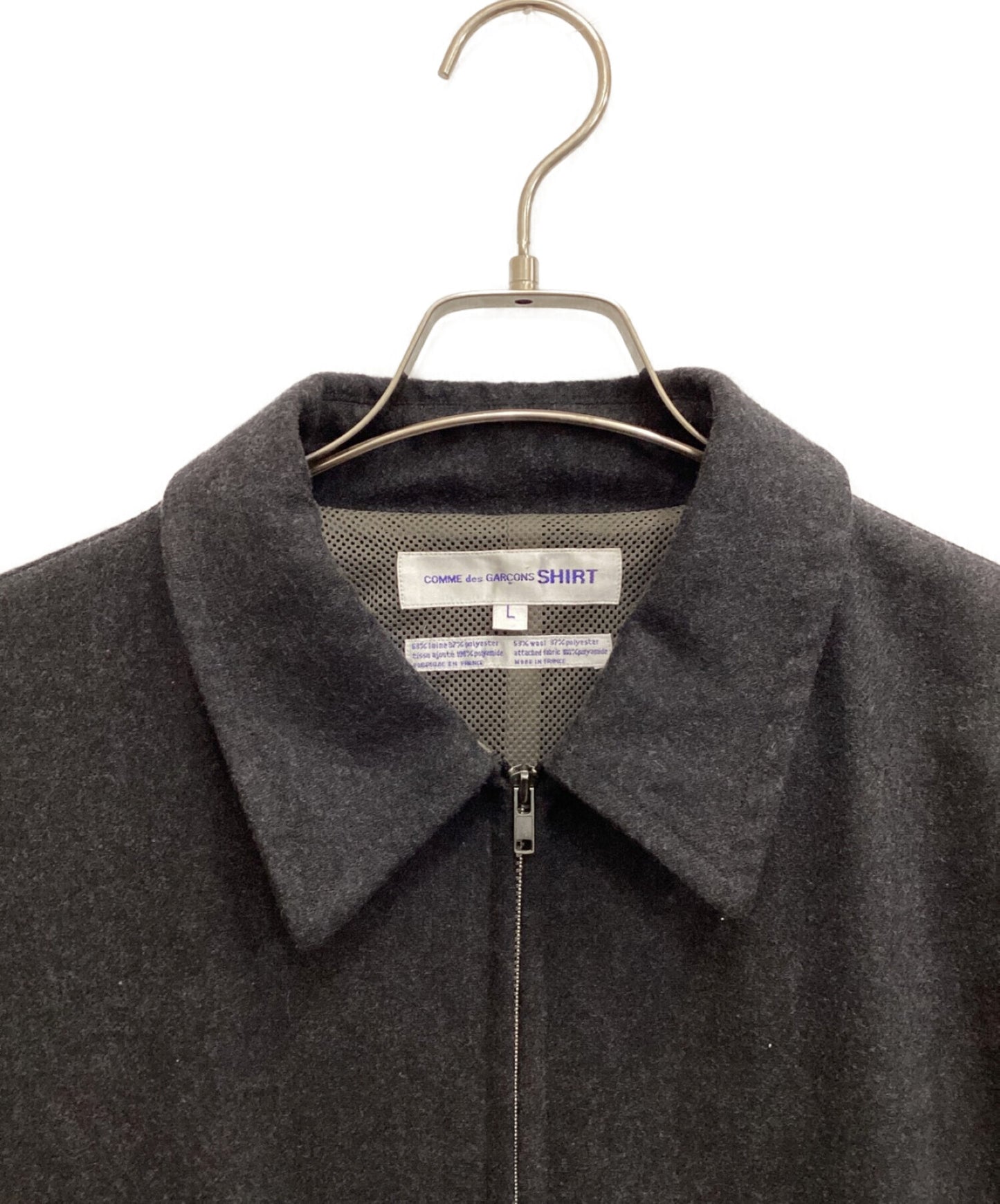 [Pre-owned] COMME des GARCONS SHIRT Wool Zip Coat