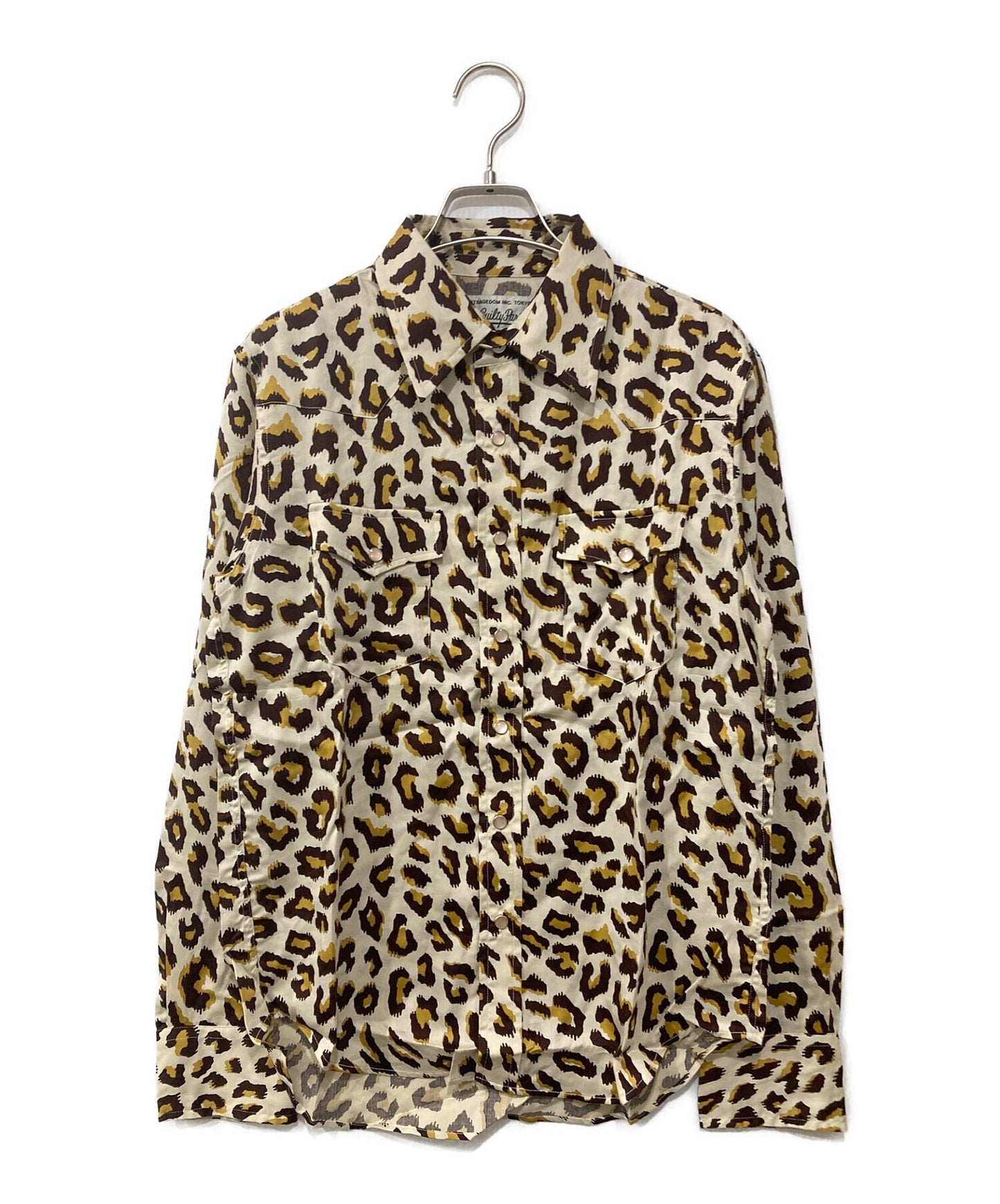 [Pre-owned] WACKO MARIA Leopard Western Shirt 15SS-WES-09