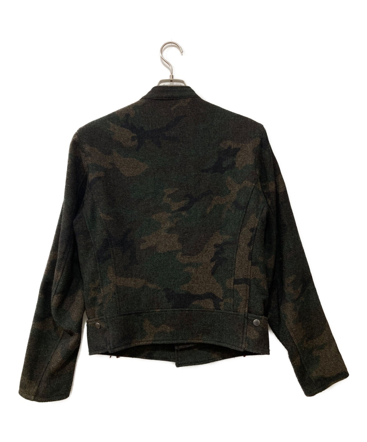 [Pre-owned] Yohji Yamamoto pour homme 14AW Camouflage Wool Riders Jacket HF-Y03-128