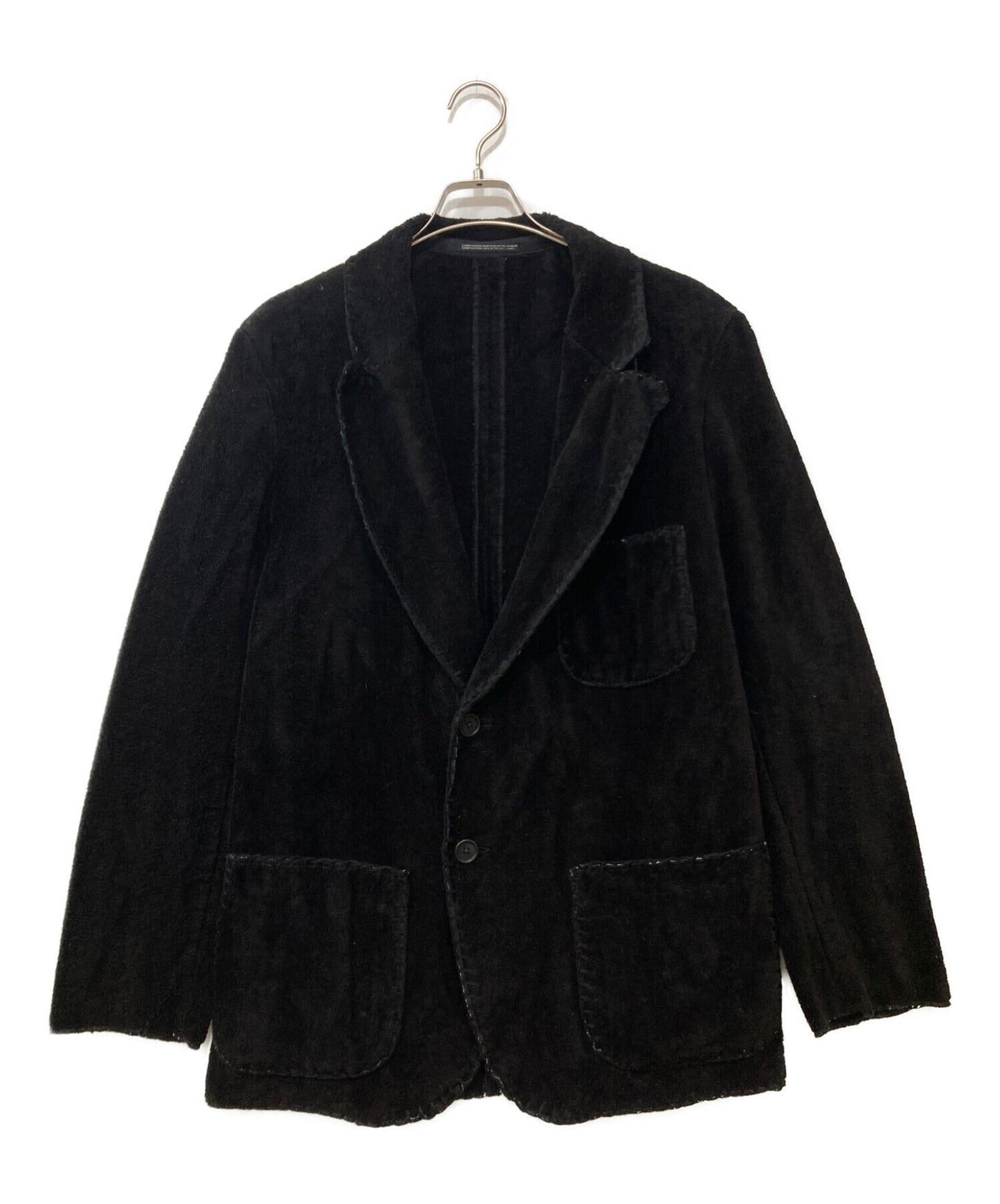 [Pre-owned] Yohji Yamamoto pour homme Cotton Blanket Embroidery Stitch Jacket hx-j08-002