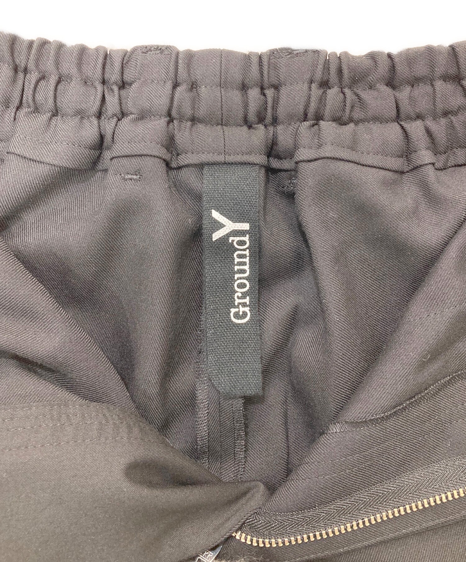 [Pre-owned] GROUND Y Back Tape Wrap Pants GR-P22-100