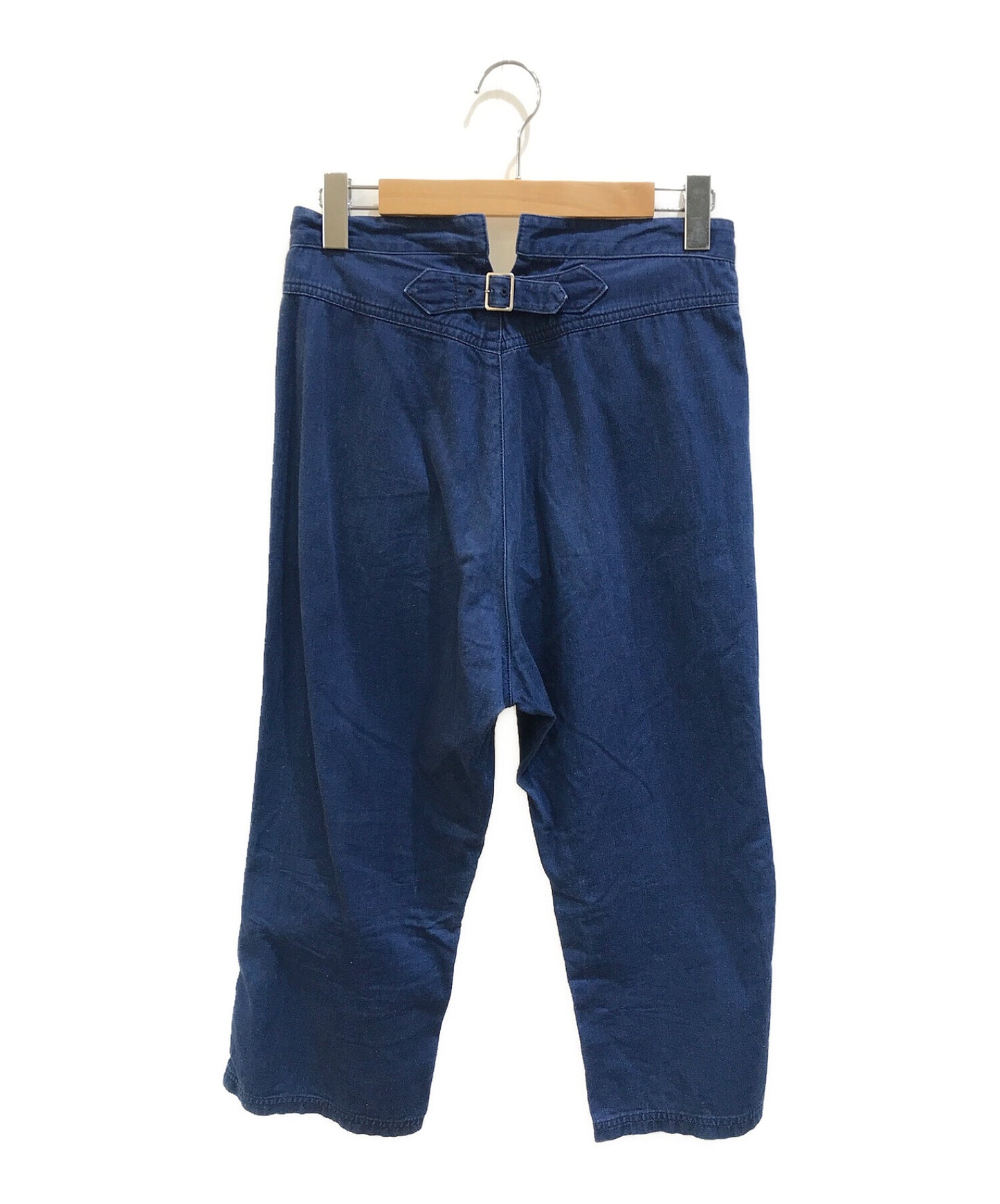 [Pre-owned] tricot COMME des GARCONS Indigo wide work pants TO-P050