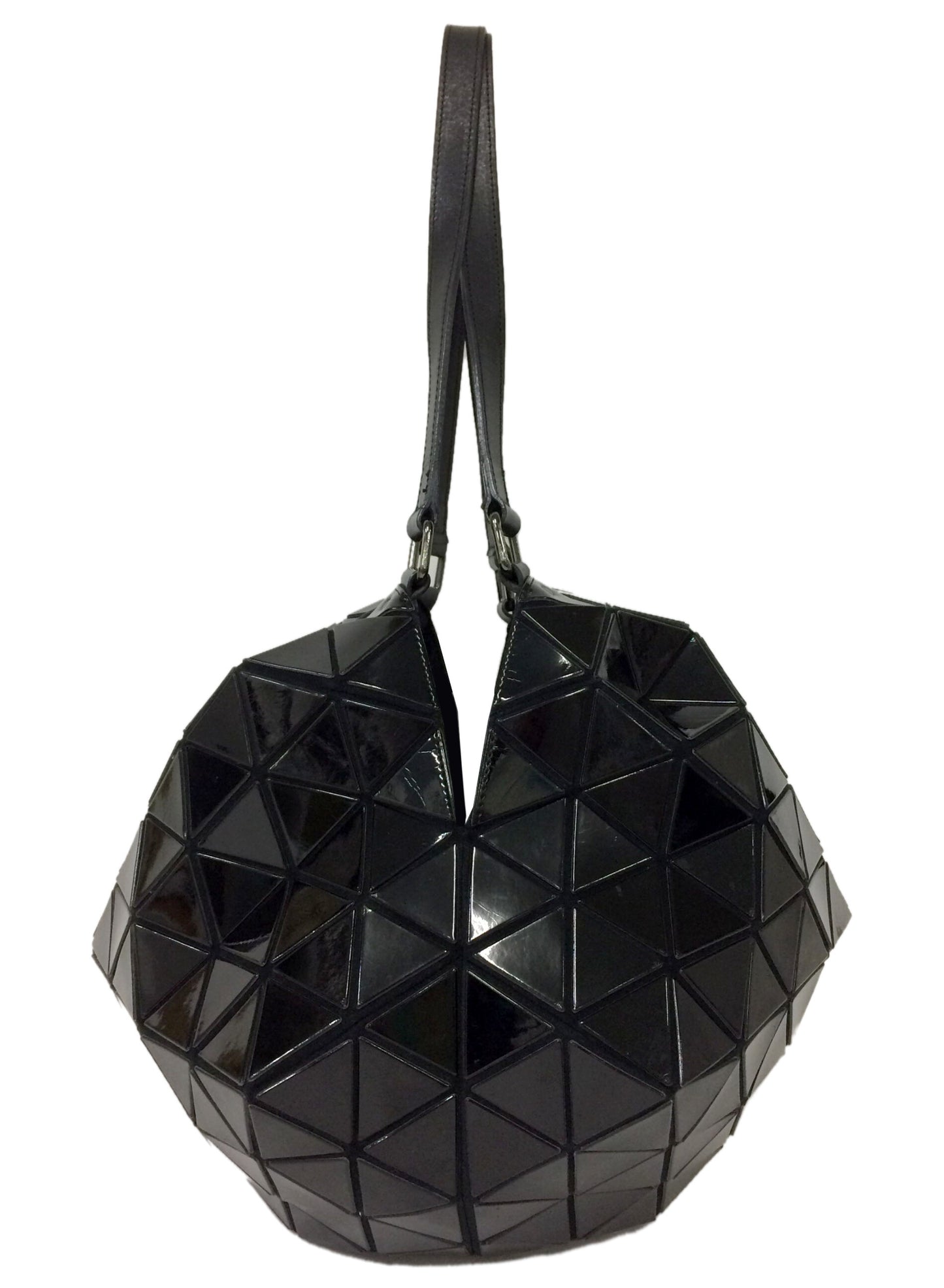 [Pre-owned] BAO BAO ISSEY MIYAKE Handbag Black BB23-AG661