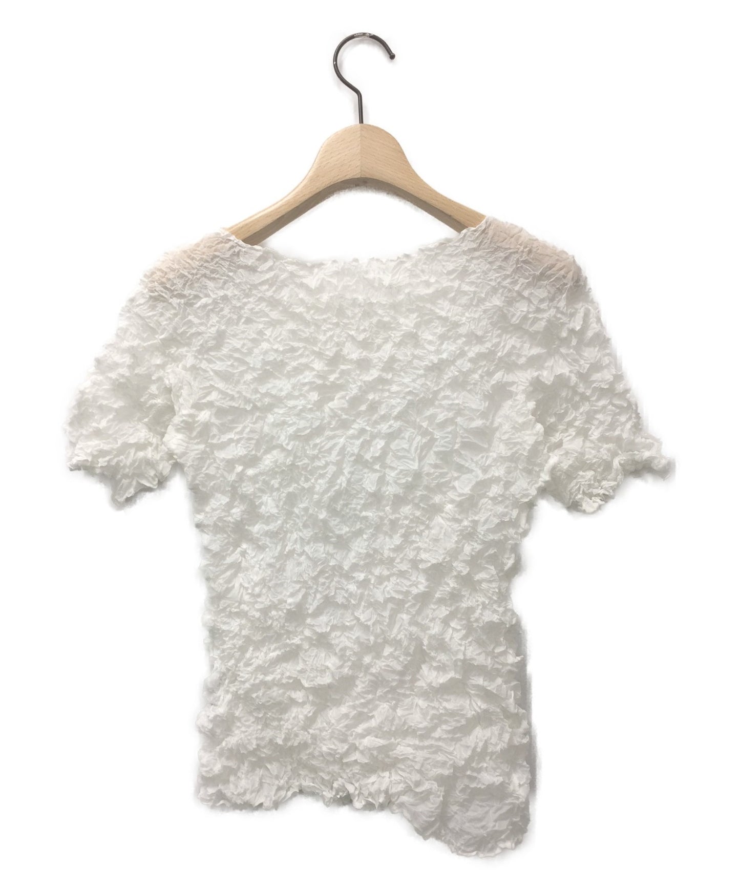 [Pre-owned] ISSEY MIYAKE Wrinkles processing blouse / short sleeve blouse IM13FJ756