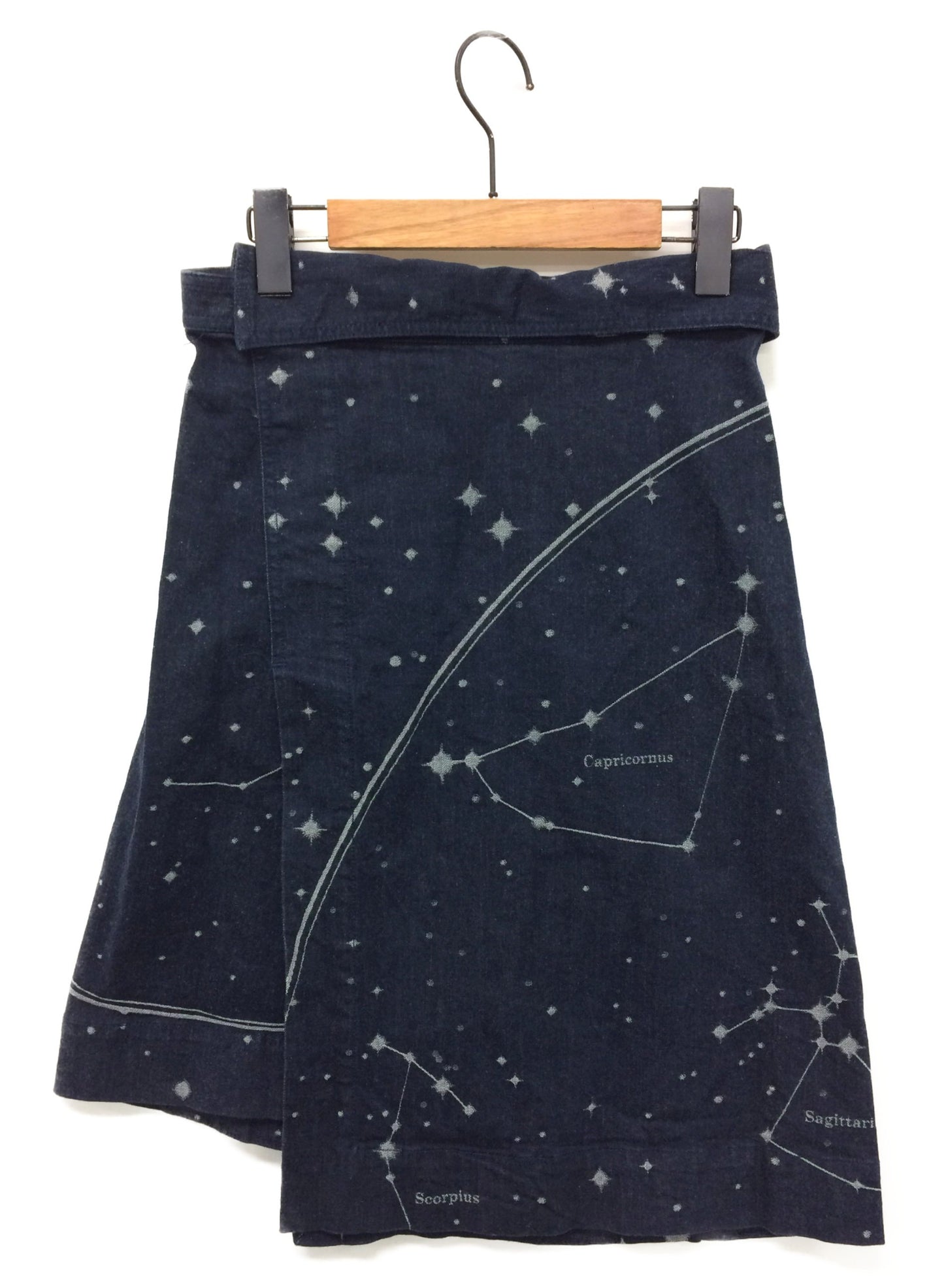[Pre-owned] ISSEY MIYAKE 12 Constellation Denim Skirt / Wrap Skirt