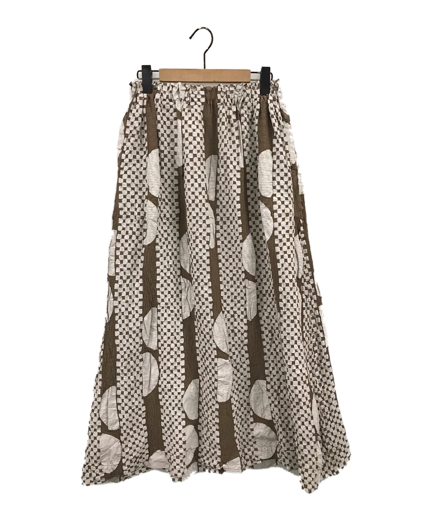 [Pre-owned] me ISSEY MIYAKE HALF MOON PRINT CAULIFLOWER / Skirt