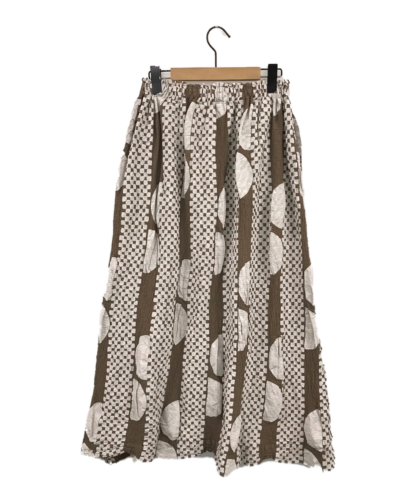 [Pre-owned] me ISSEY MIYAKE HALF MOON PRINT CAULIFLOWER / Skirt