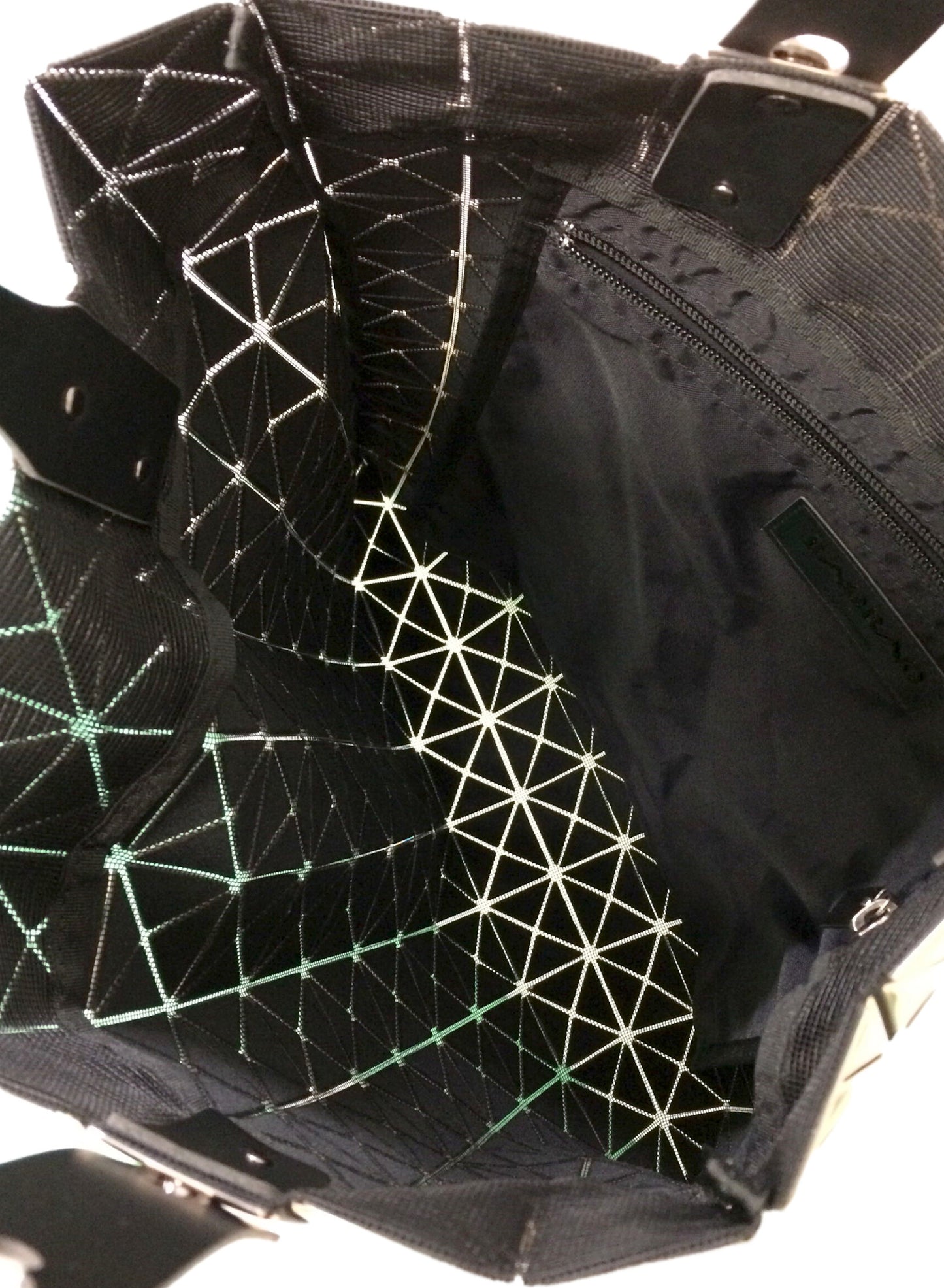 [Pre-owned] BAO BAO ISSEY MIYAKE Tote bag PLATINUM BB53-AG112