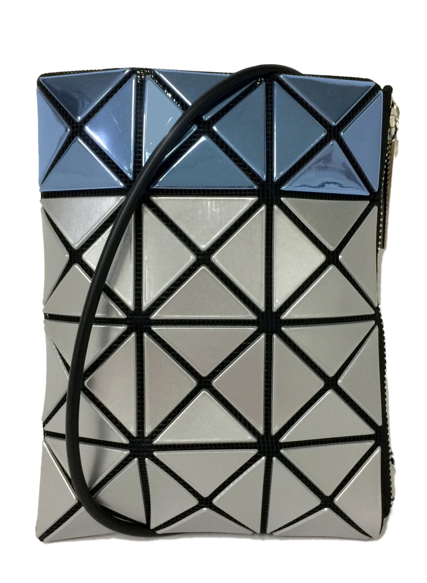 [Pre-owned] BAO BAO ISSEY MIYAKE Shoulder Pouch Platinum Mermaid BB01-AG145