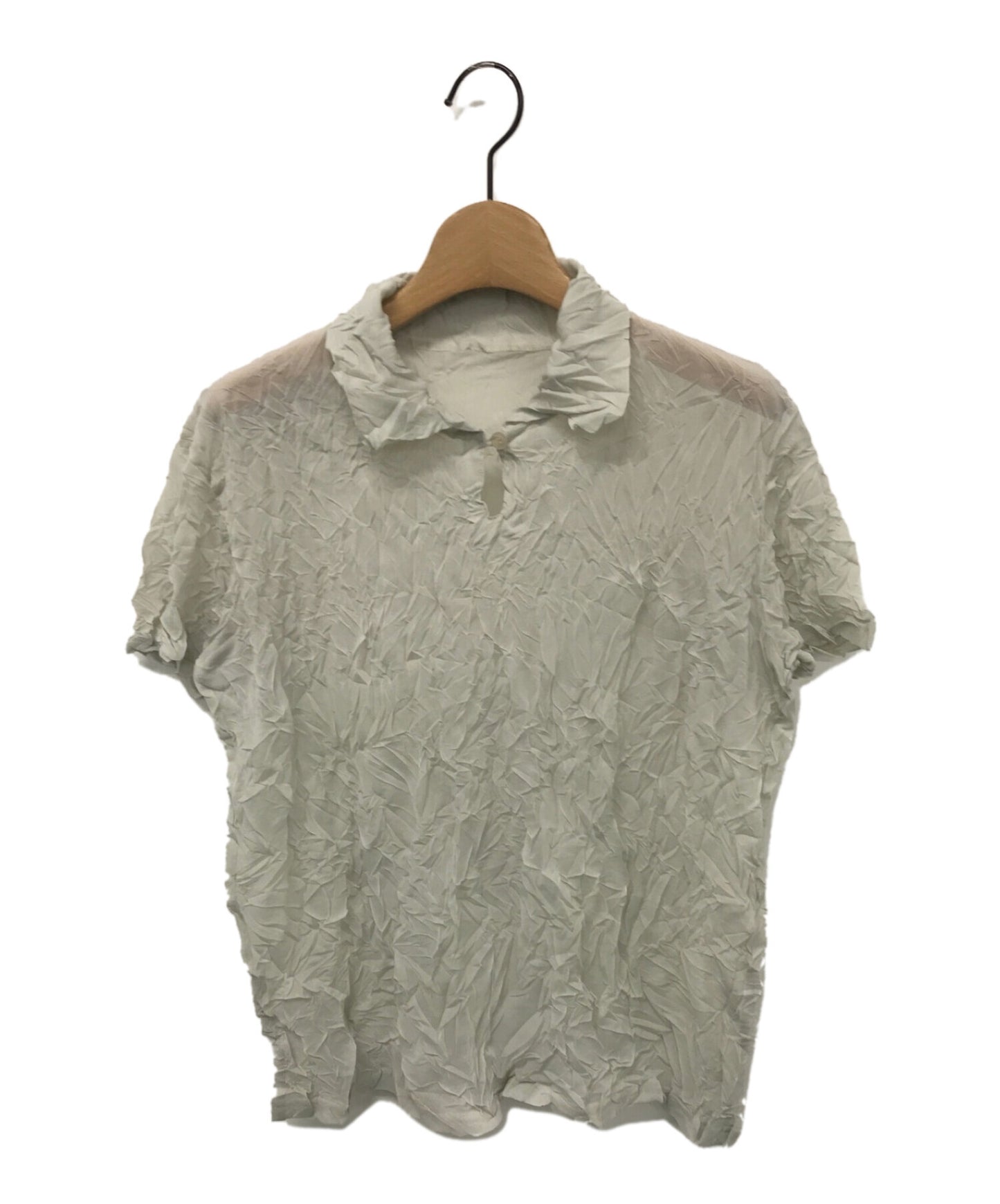 [Pre-owned] ISSEY MIYAKE Wrinkle shirt / short sleeve shirt MM01FJ027