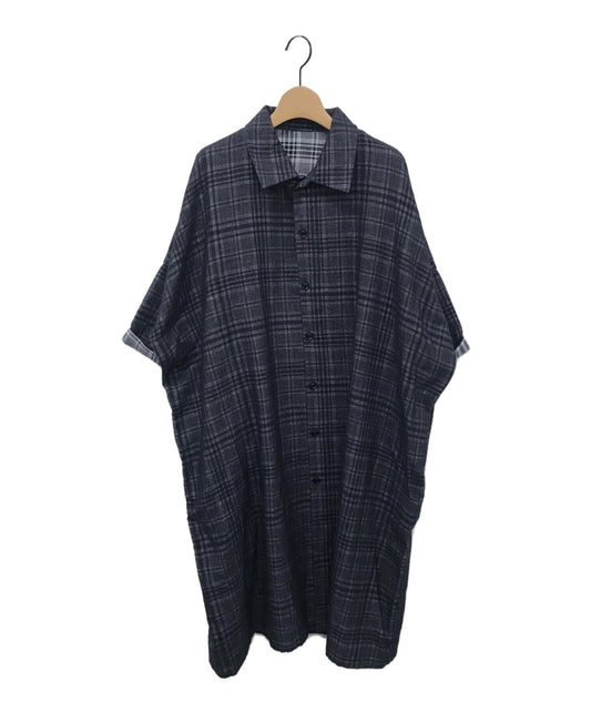 [Pre-owned] Y's Linen mixed shirt dress YO-D27-024