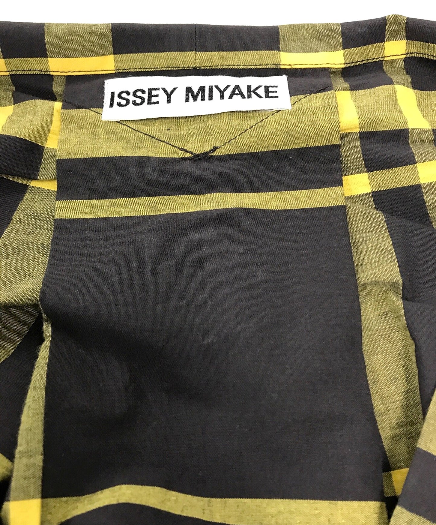 Issey Miyake檢查襯衫夾克JG31200