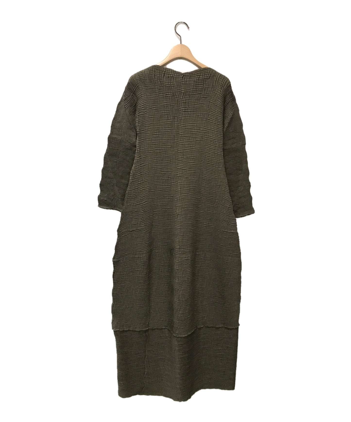 ISSEY MIYAKE Pleated One Piece / Long Sleeve One Piece IM74-FH921