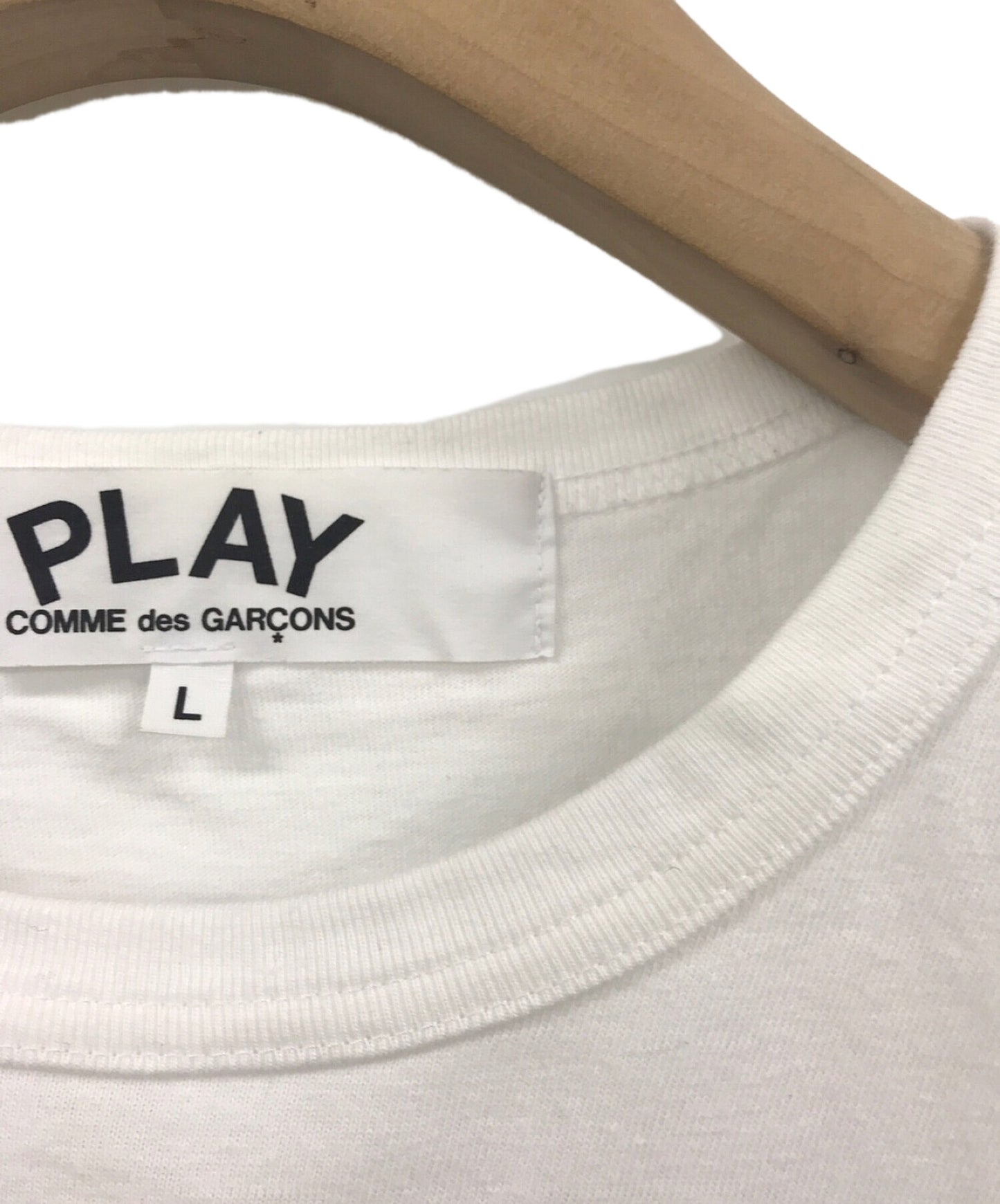 Play Comme des Garcons เสื้อยืดหัวใจใหญ่ AZ-T070 / AD2018 / 4