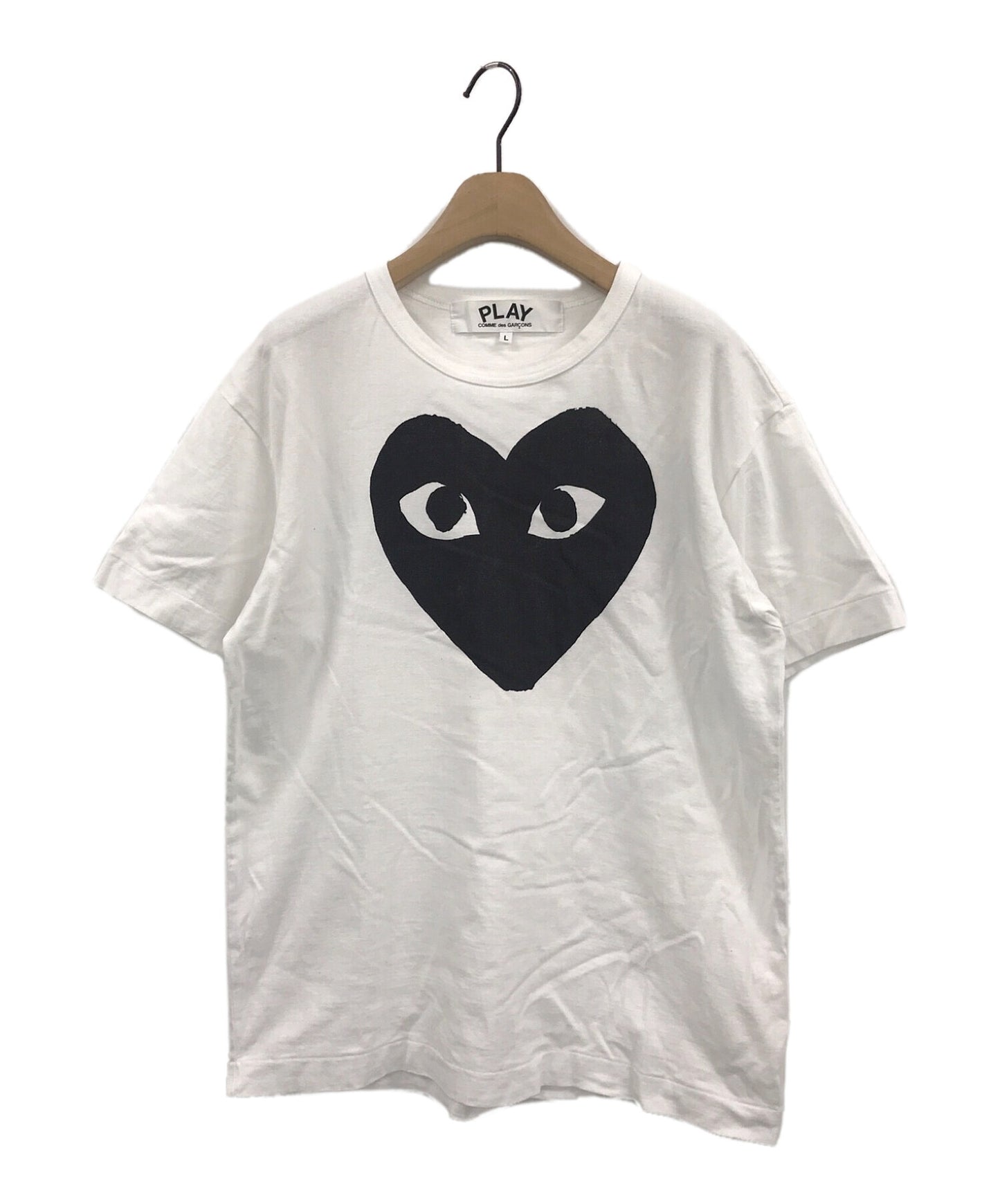 Play Comme des Garcons เสื้อยืดหัวใจใหญ่ AZ-T070 / AD2018 / 4