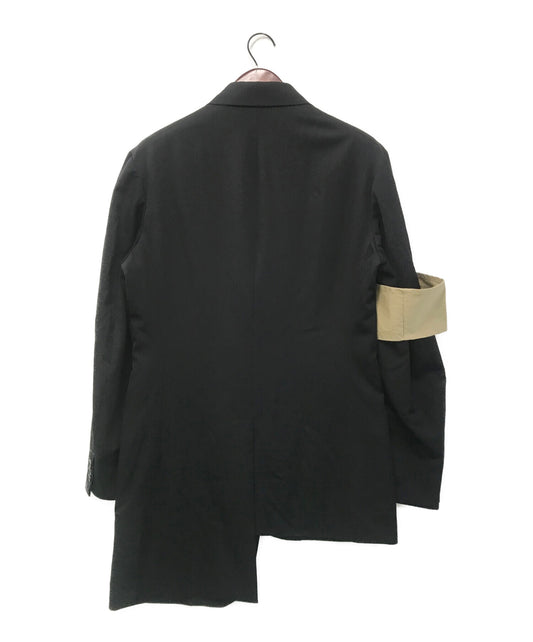 yohji yamamoto 왼쪽 옷깃 귀 hr-j50-143 with homme 재킷