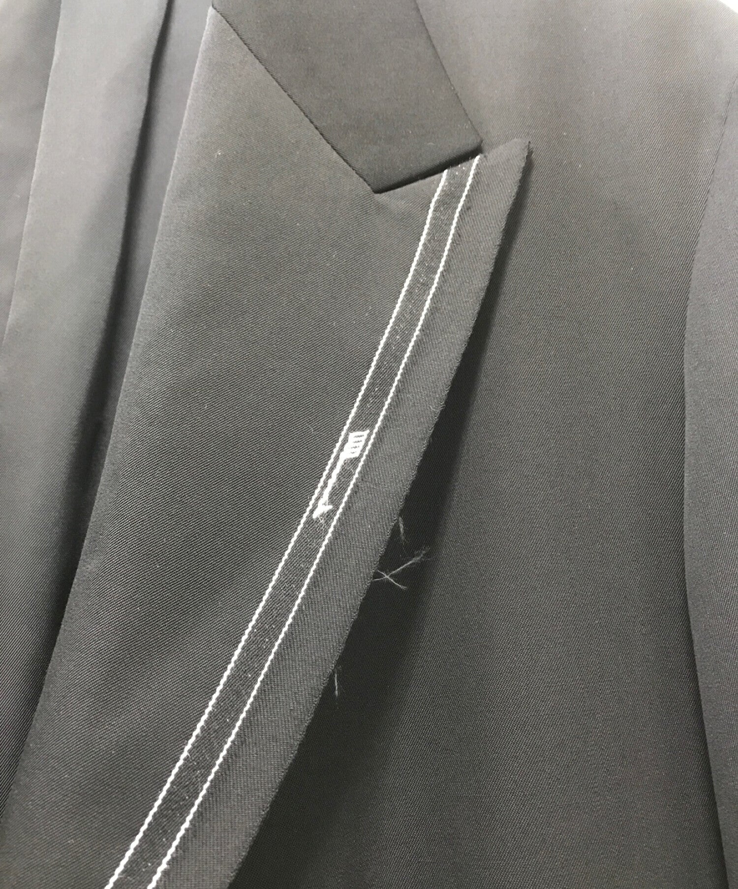 Yohji Yamamoto Pour Homme Jacket with left lapel ear HR-J50-143