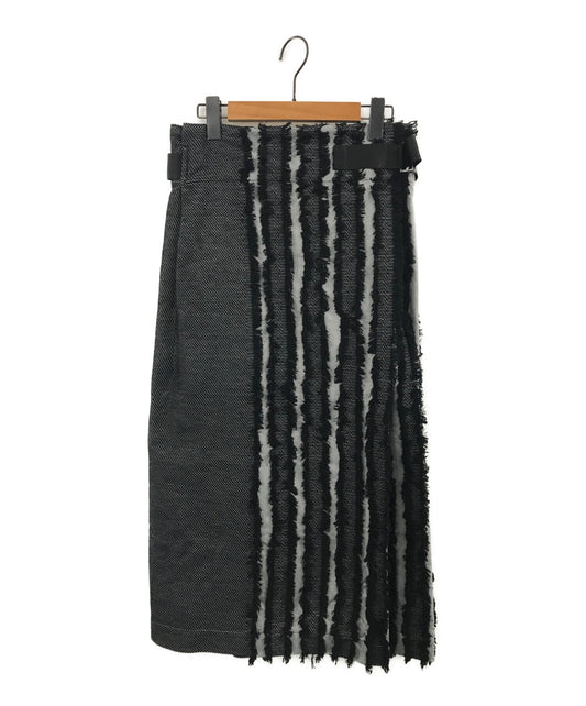 [Pre-owned] ISSEY MIYAKE Wrap fringe belted skirt IM02FG510