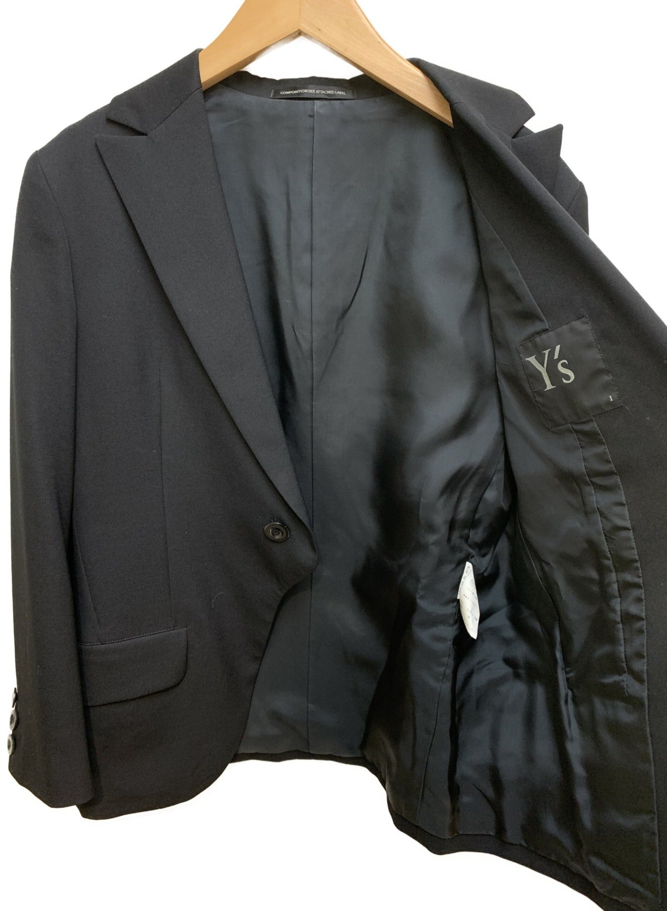 [Pre-owned] Y's Wool Gaber Spencer Jacket YB-J04-100