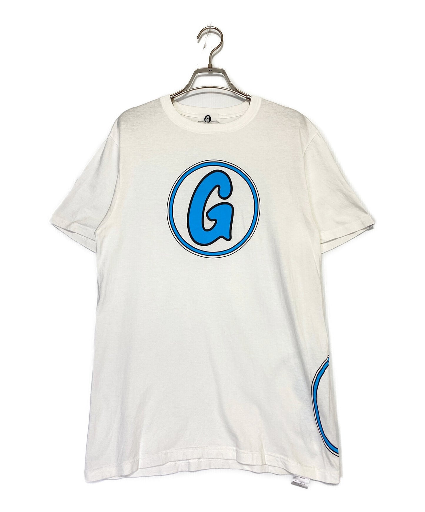 [Pre-owned] GOOD ENOUGH Circle Logo Reprint T-Shirt White× Blue
