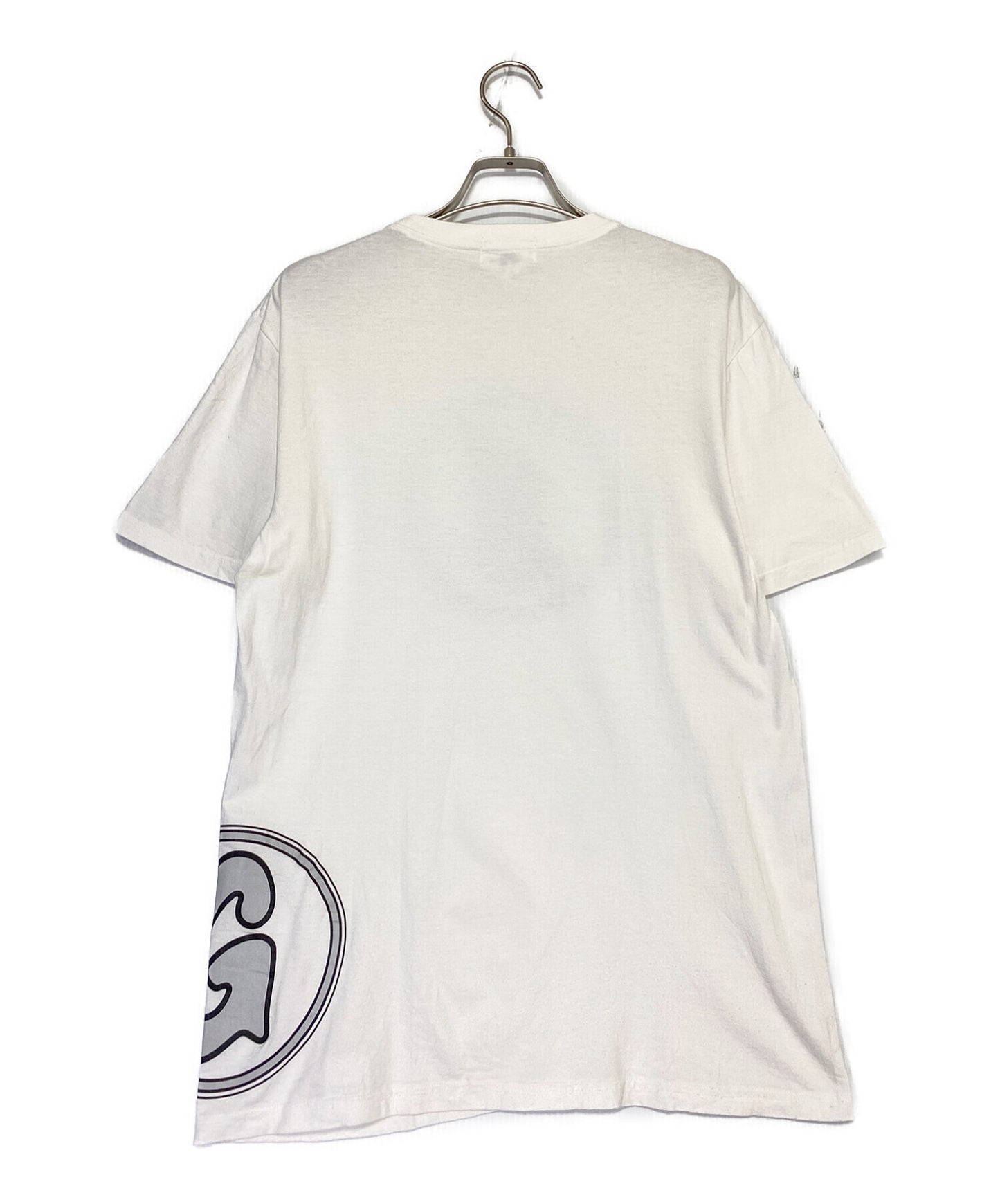 [Pre-owned] GOOD ENOUGH Circle Logo Reprint T-Shirt White× Gray