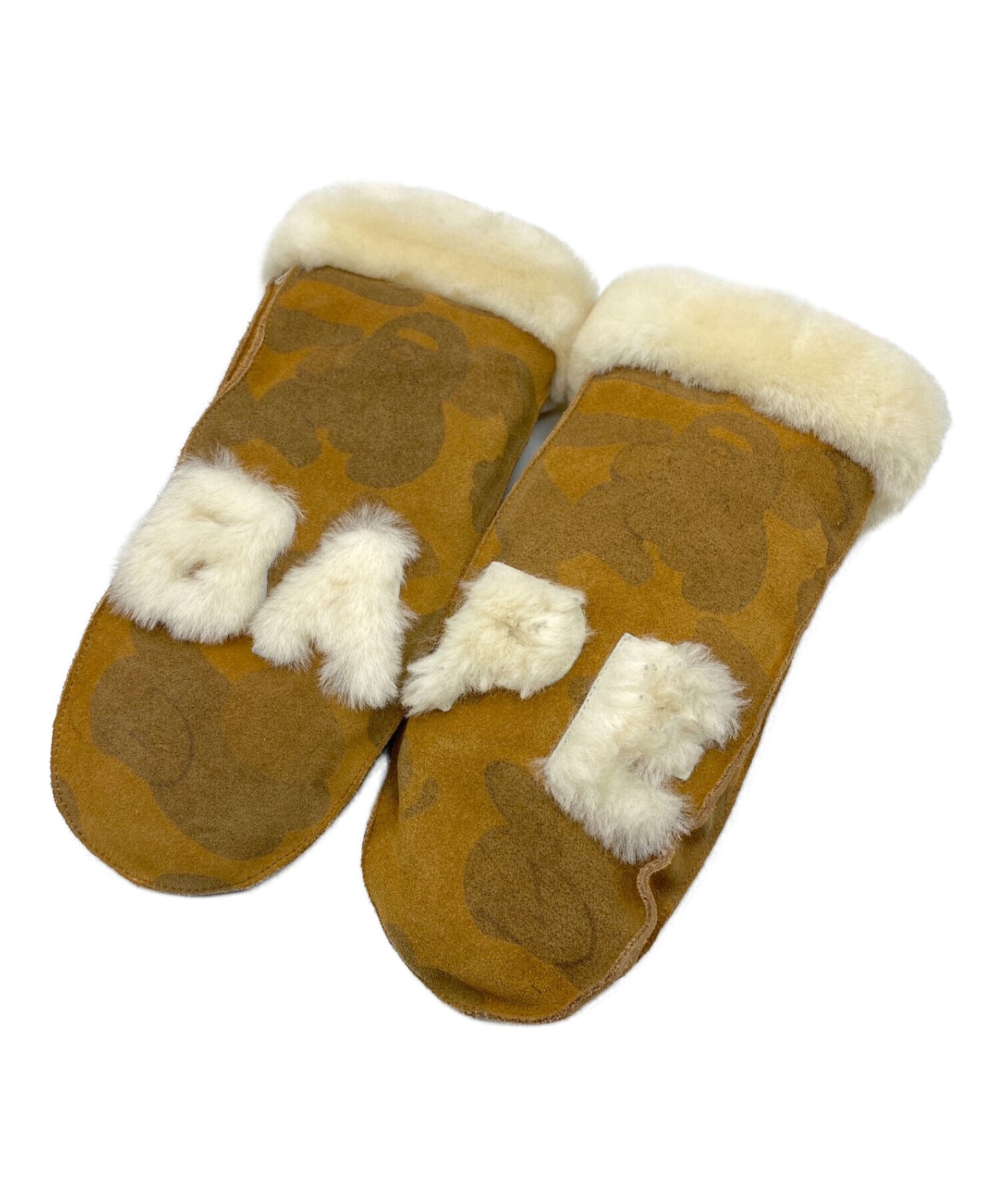 [Pre-owned] UGG x A BATHING APE MITTENS Gloves 97LE5EXE69