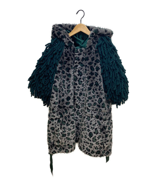 [Pre-owned] UNDERCOVER 20AW Leopard Fur Coat UCZ1002-2