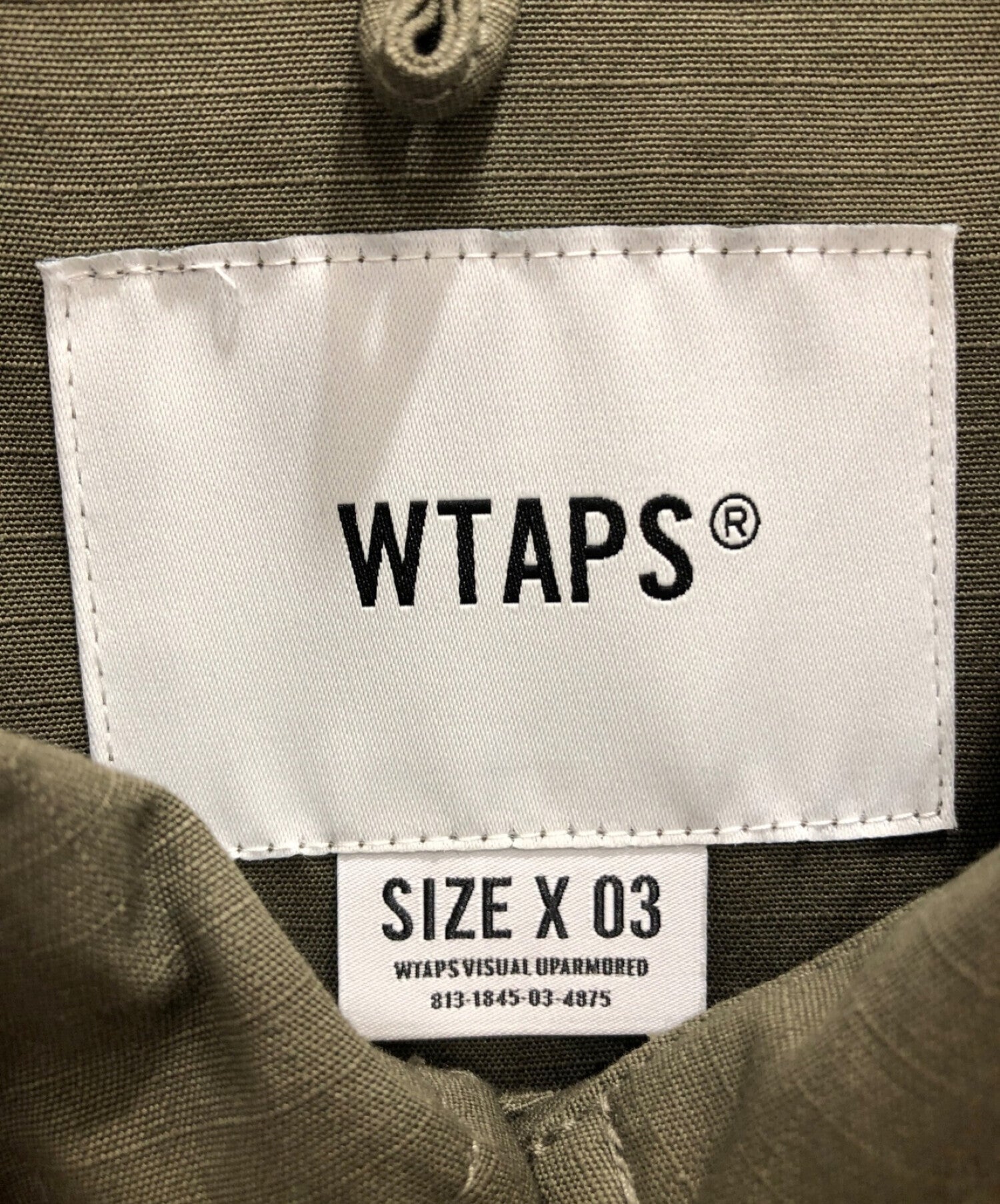 WTAPS LADDER SS COTTON RIPSTOP 211wvdt-shm04